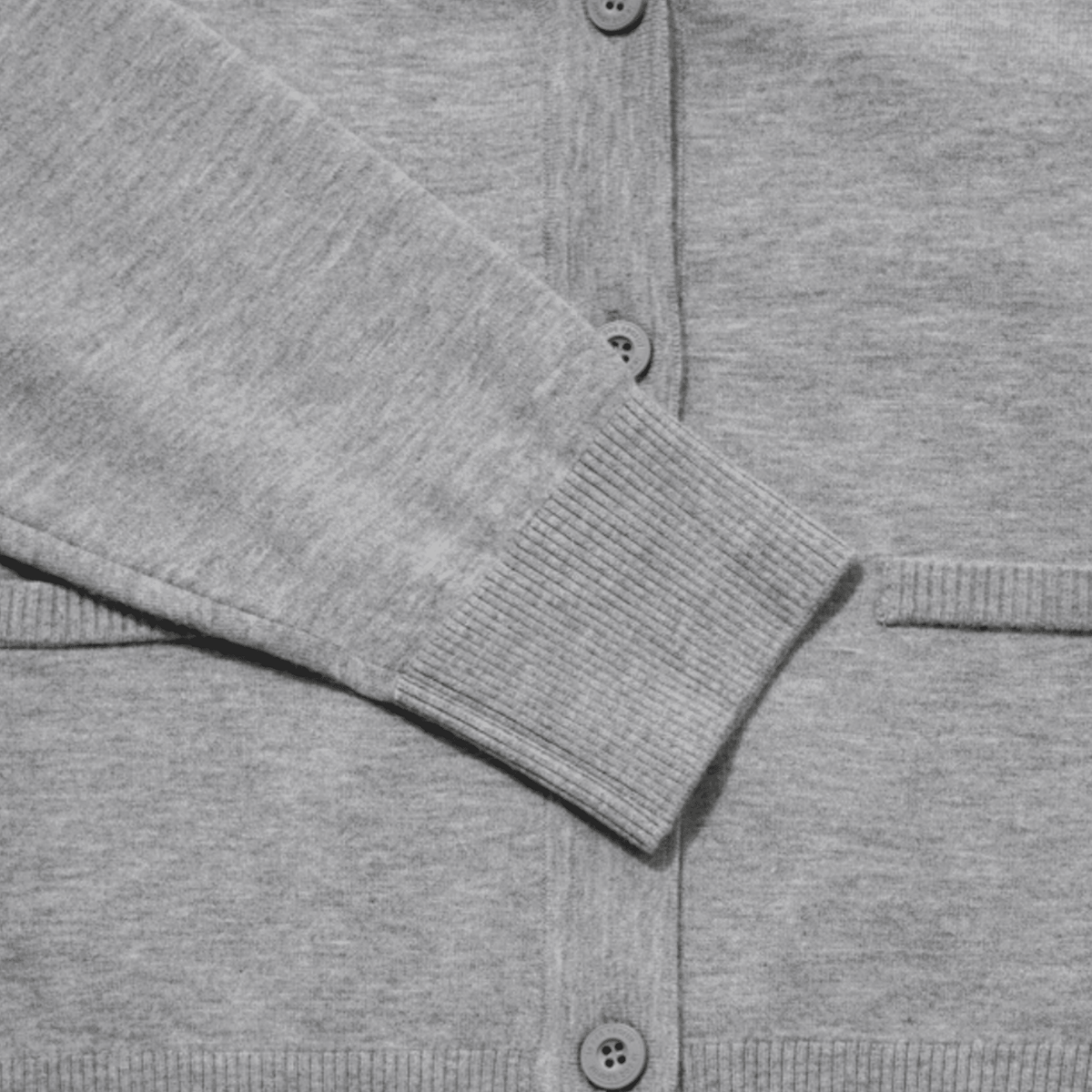 Women's Classic Cardigan - Melange Gray - Erthe Golf