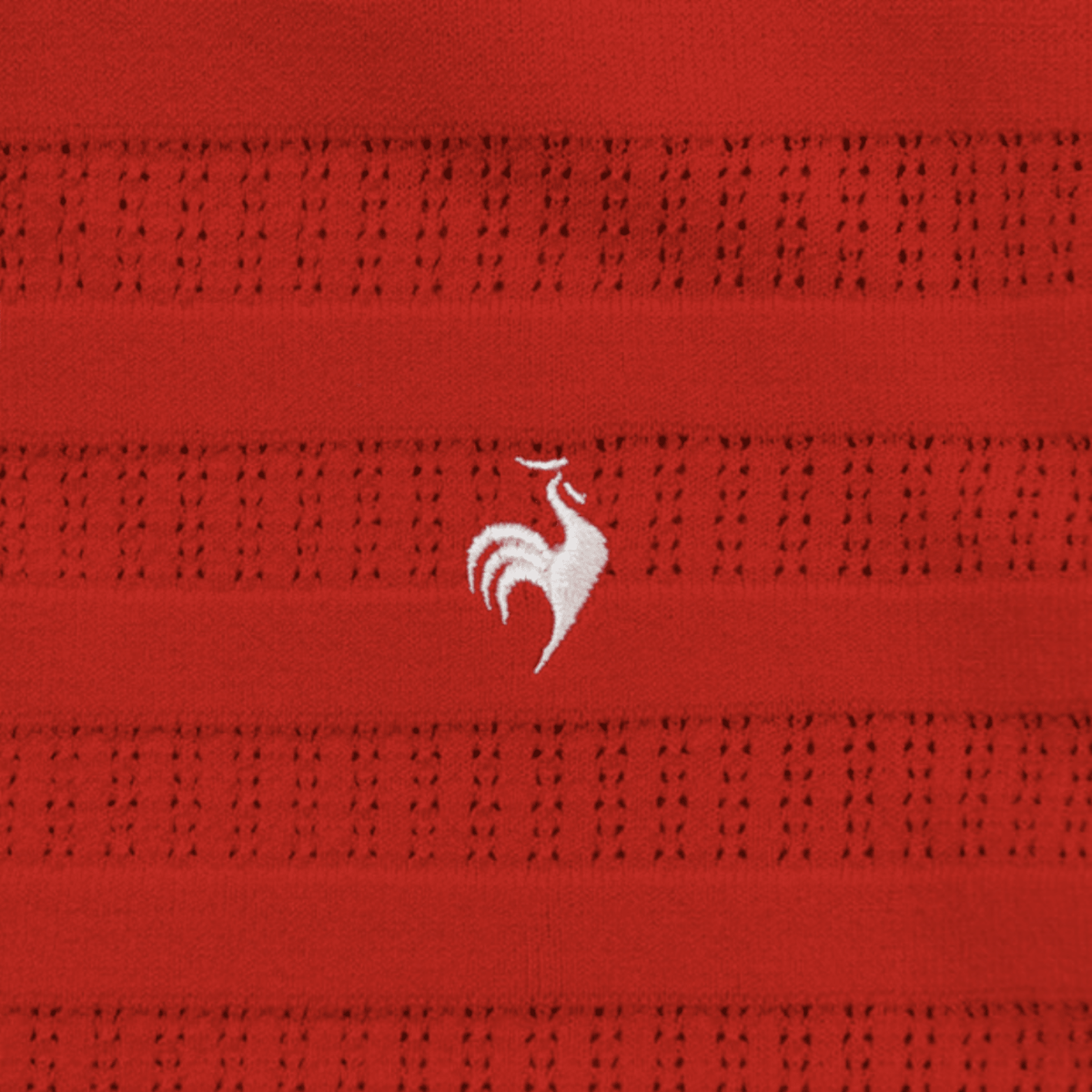 Women's Contrast Collar Polo - Red - Erthe Golf