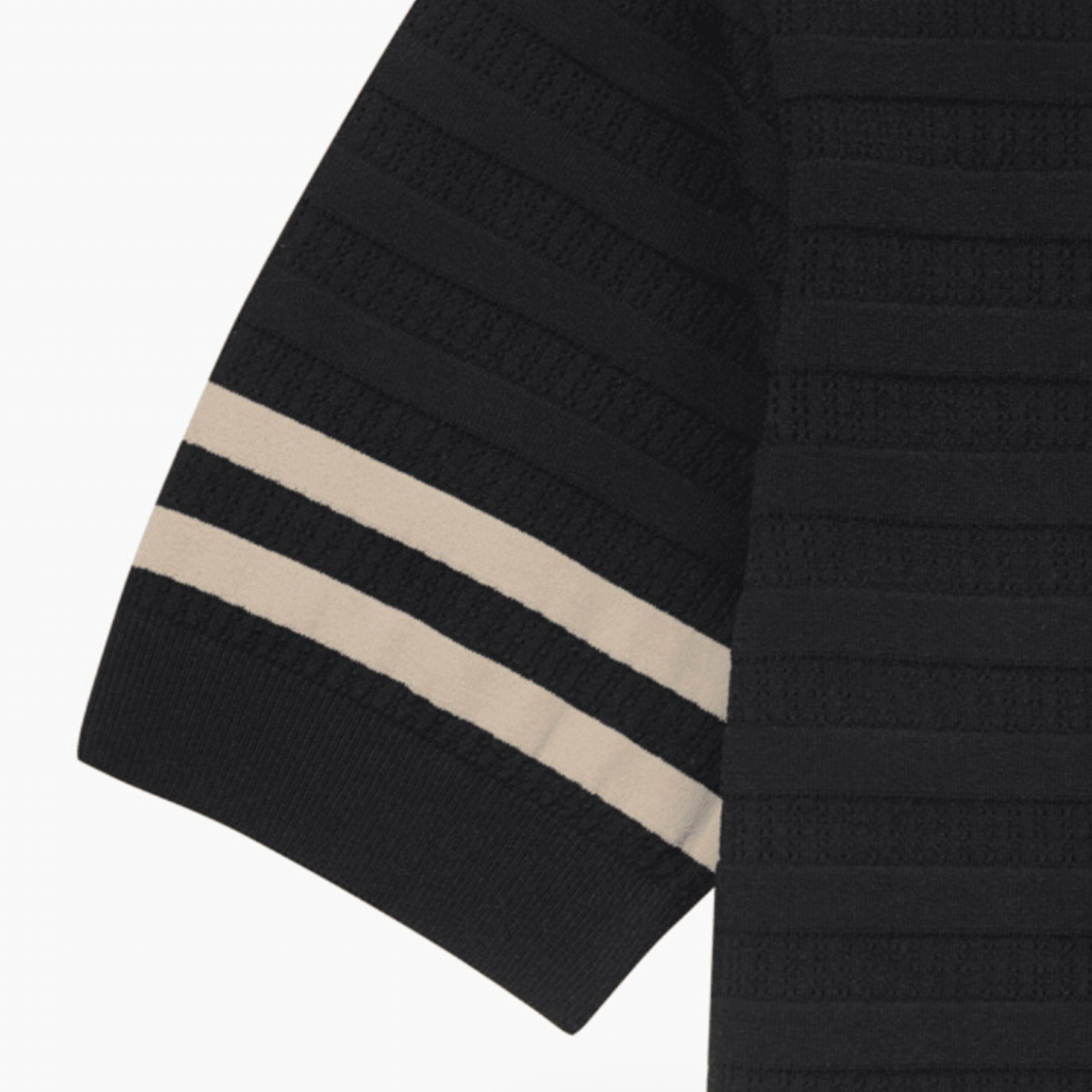 Women's Contrast Collar Polo - Black - Erthe Golf
