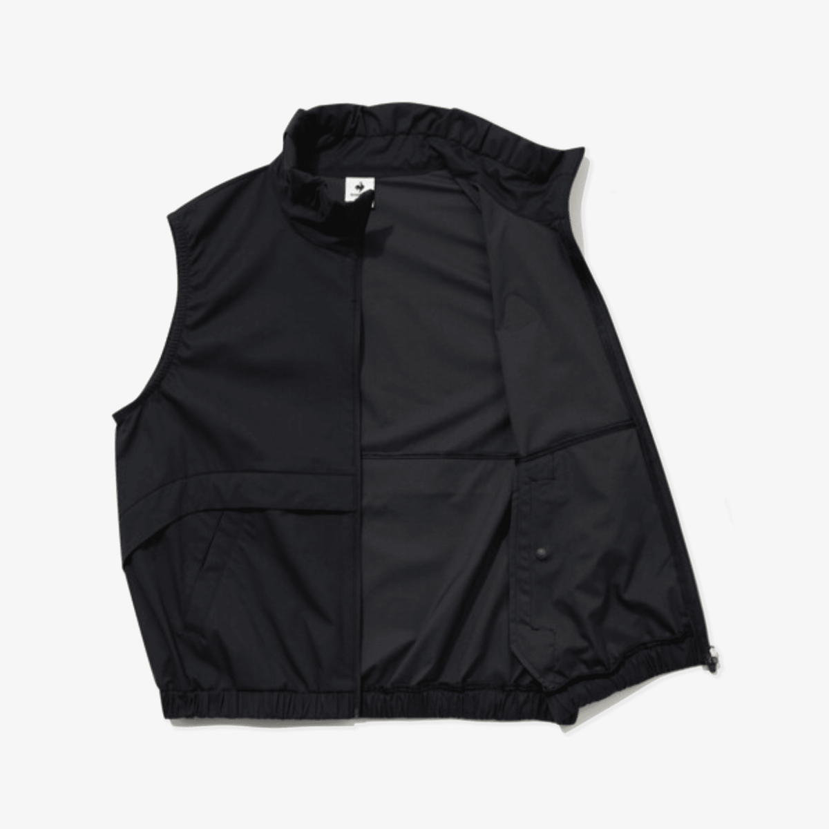 Women's Rooster Woven Stretch Vest - Black - Erthe Golf