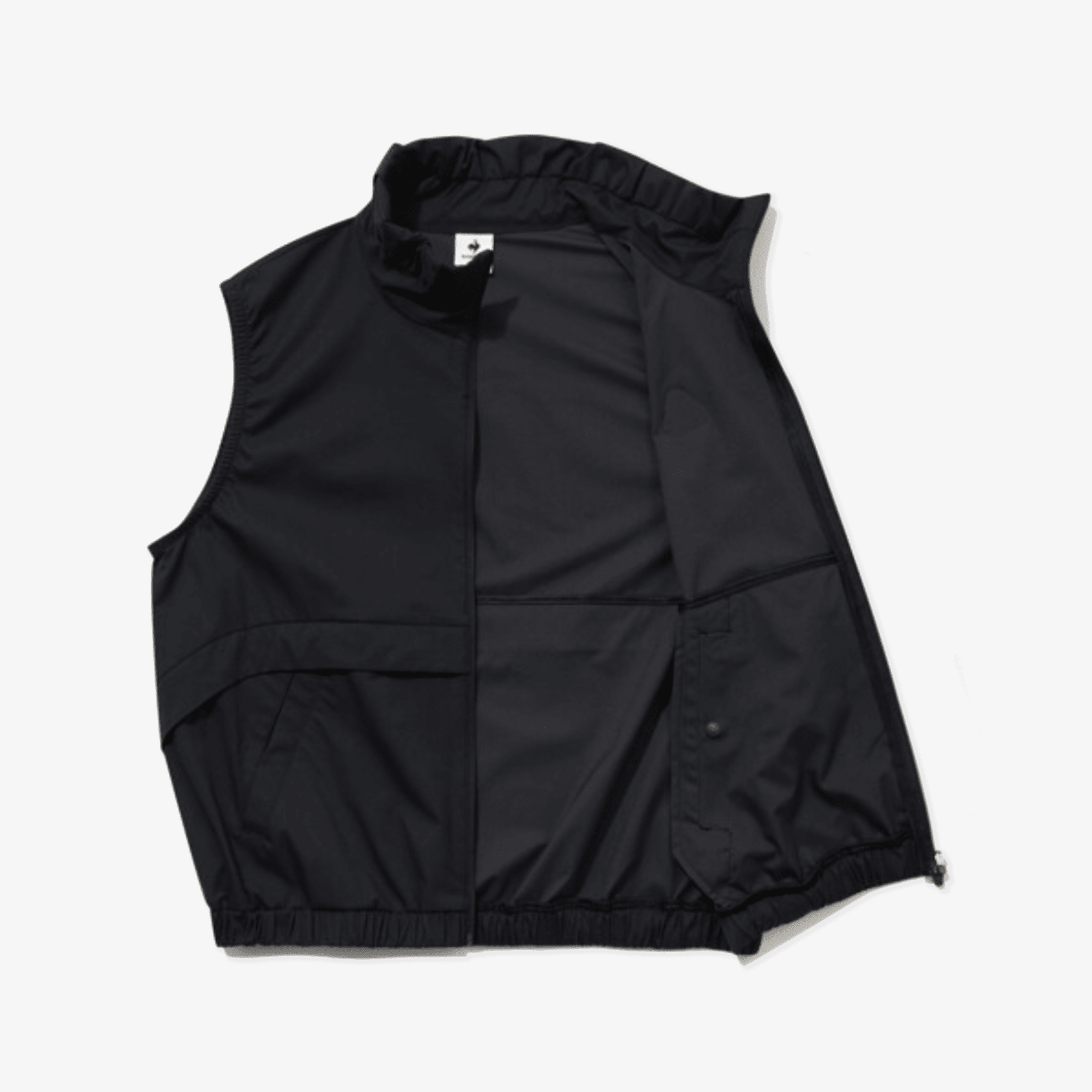 Women's Rooster Woven Stretch Vest - Black - Erthe Golf