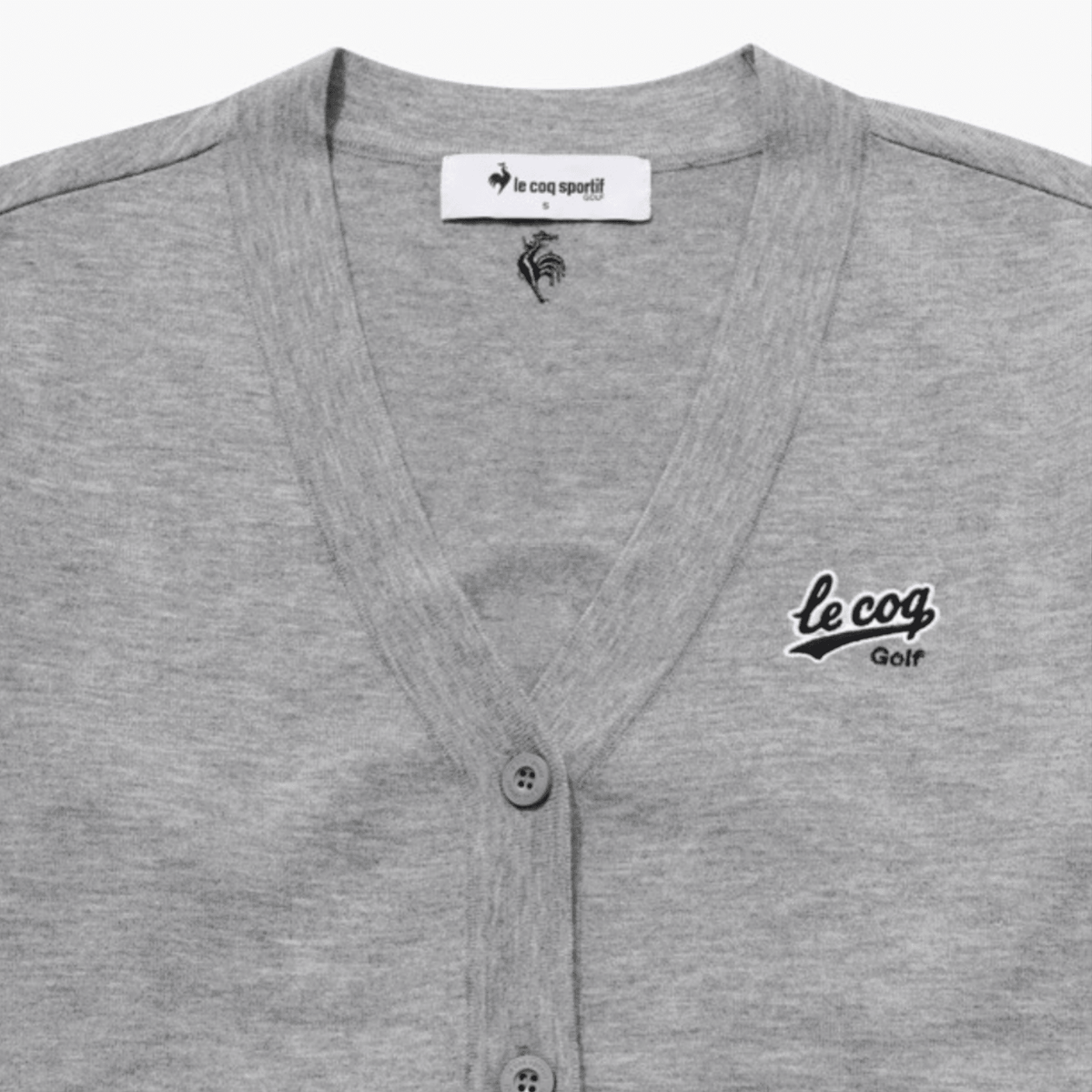 Women's Classic Cardigan - Melange Gray - Erthe Golf