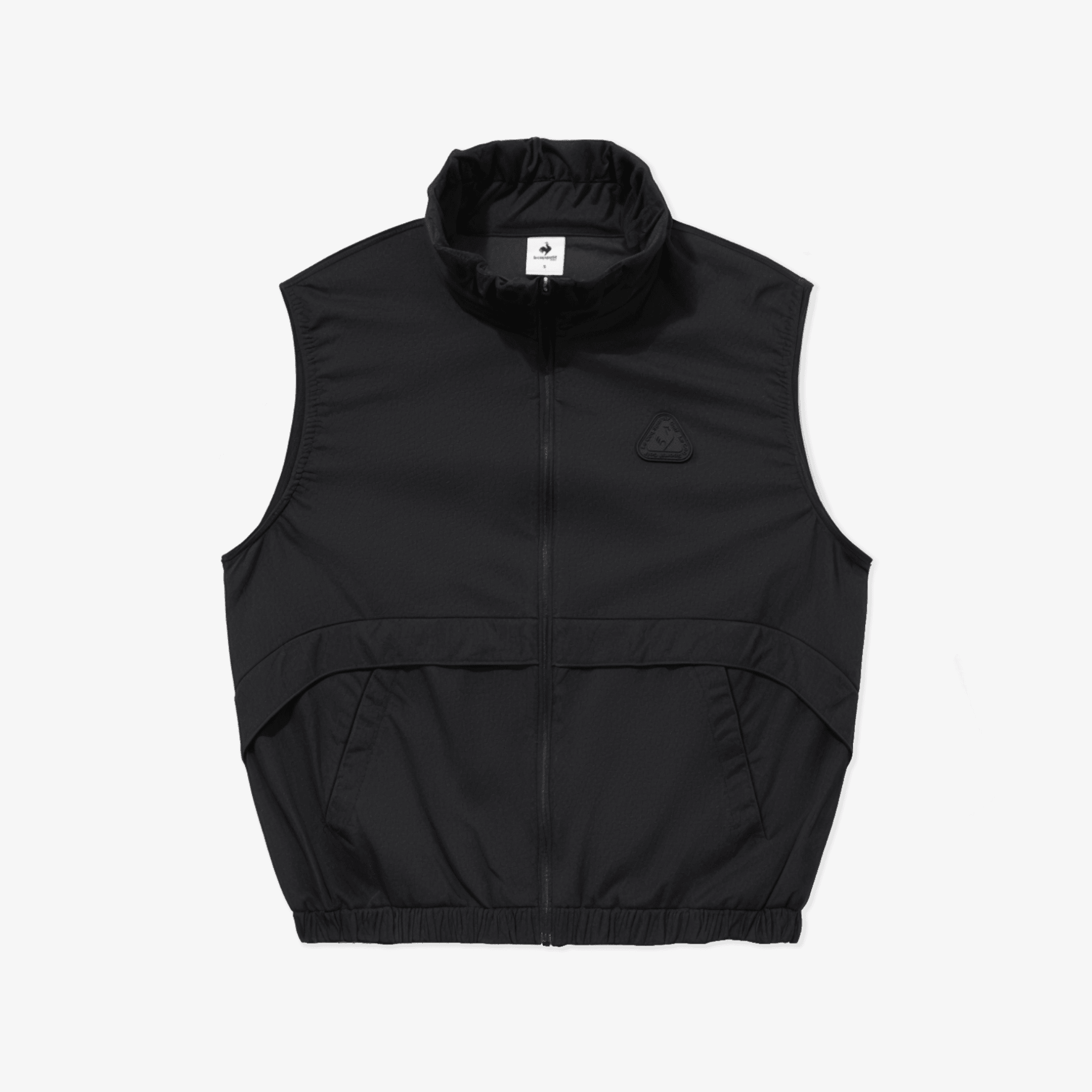 Women's Rooster Woven Stretch Vest - Black - Erthe Golf