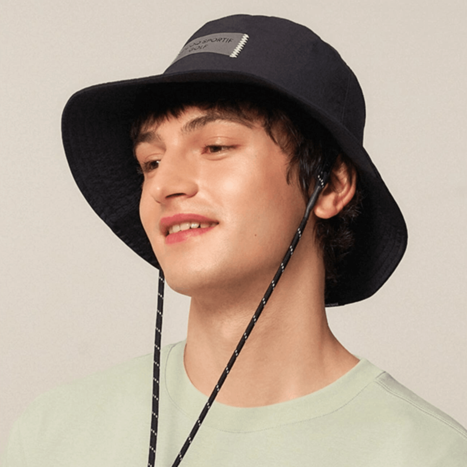 Men's Essential Bucket Hat - Black - Erthe Golf