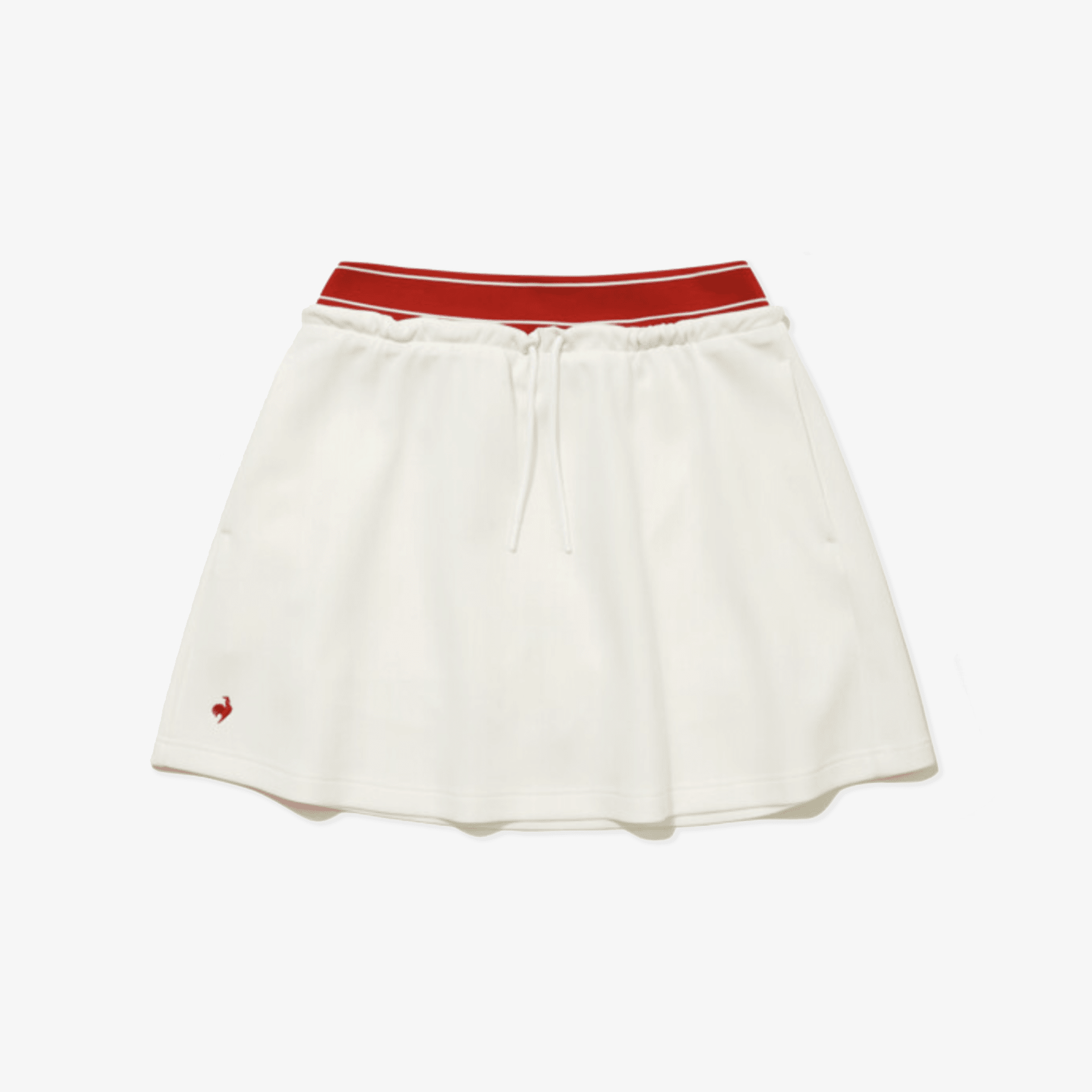 Women's Neoprene Banding Skirt - White - Erthe Golf