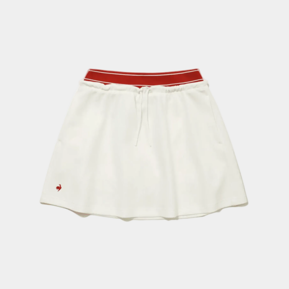 Women's Neoprene Banding Skirt - White - Erthe Golf