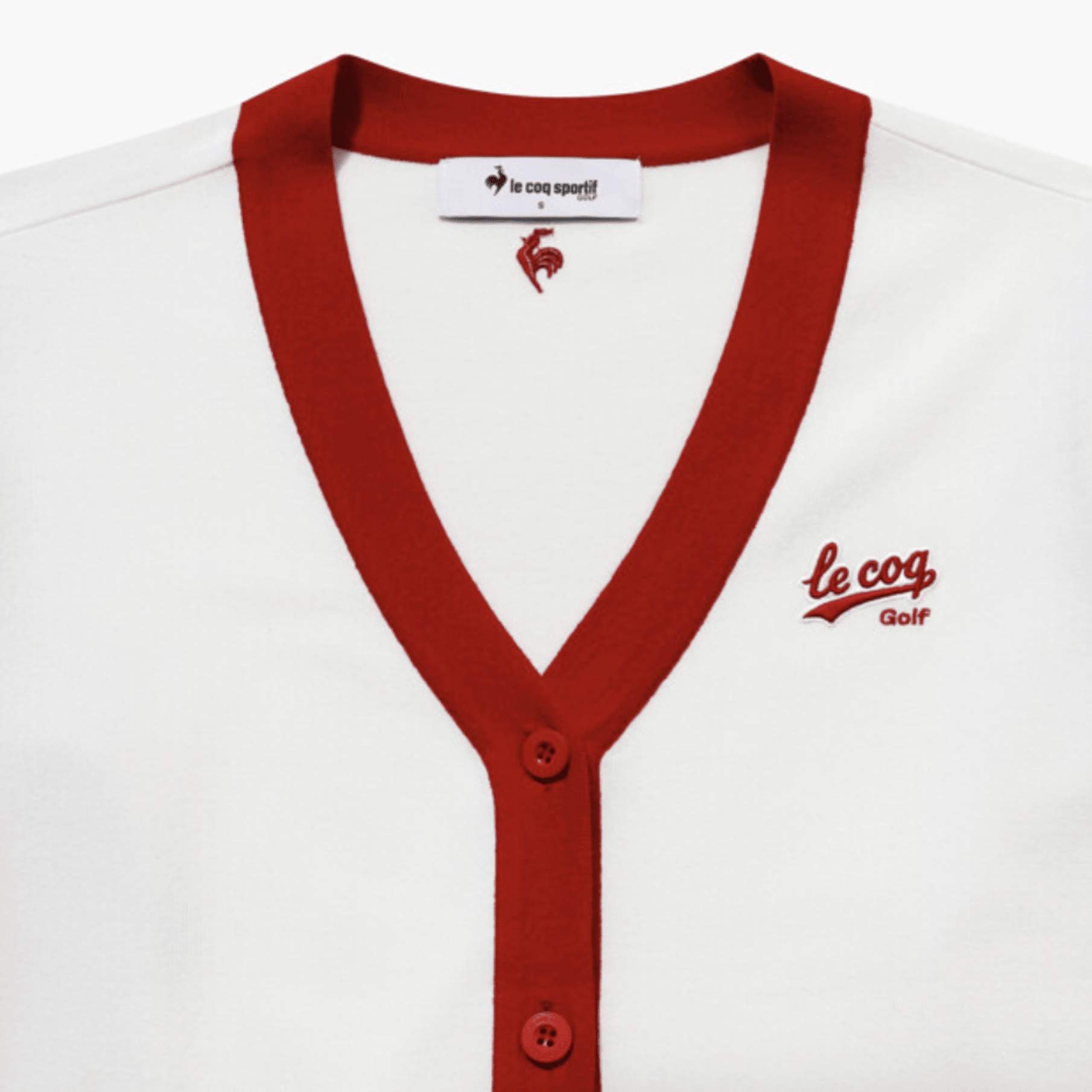 Women's Classic Cardigan - Red - Erthe Golf