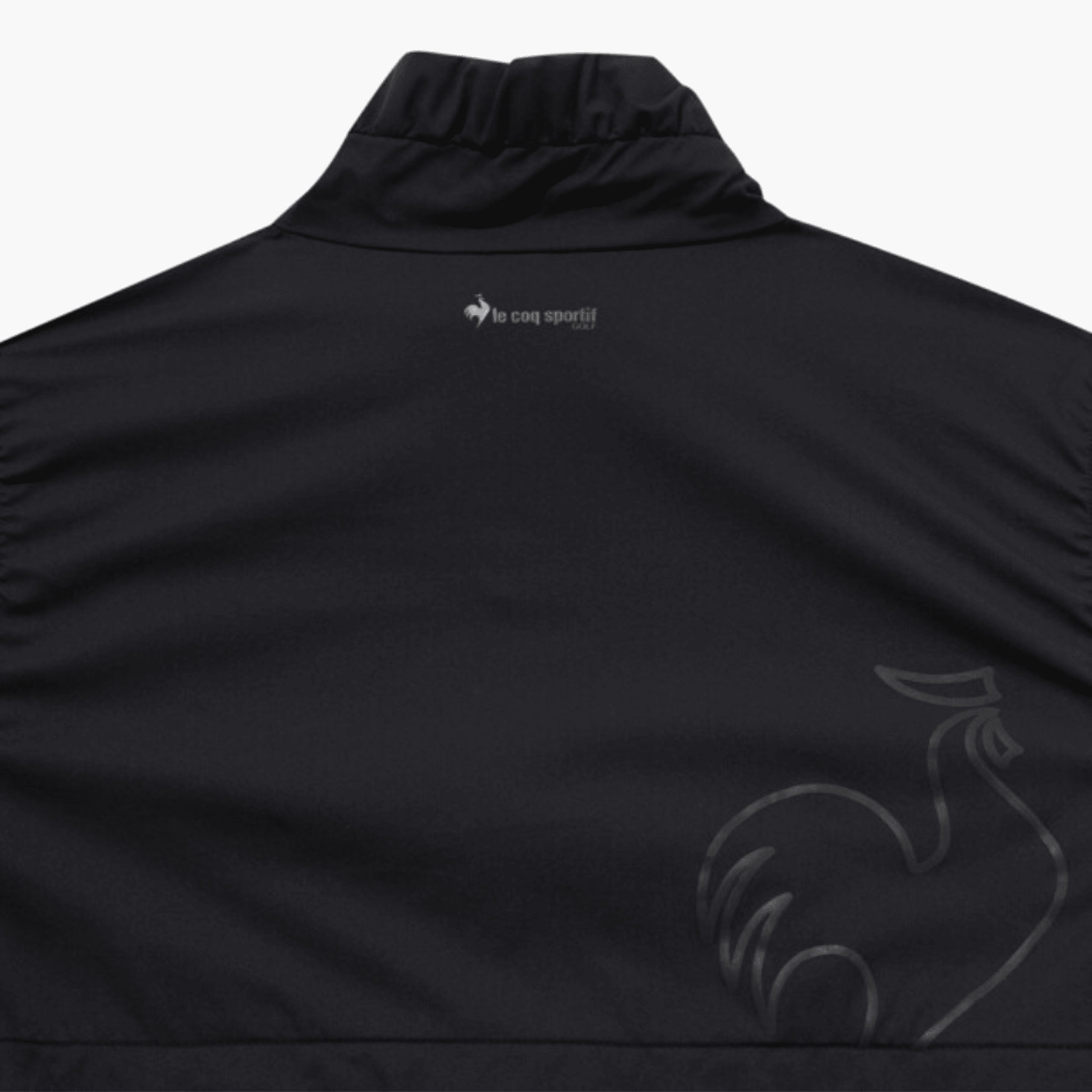 Women's Rooster Woven Stretch Vest - Black - Erthe Golf