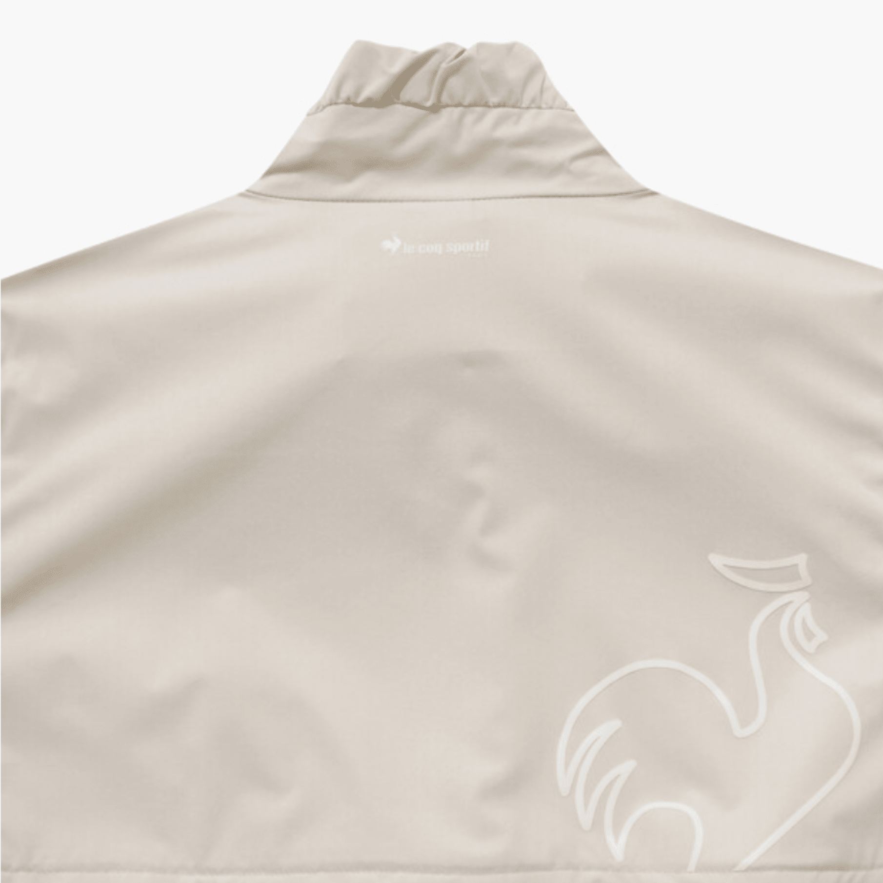 Women's Rooster Woven Stretch Vest - Beige - Erthe Golf
