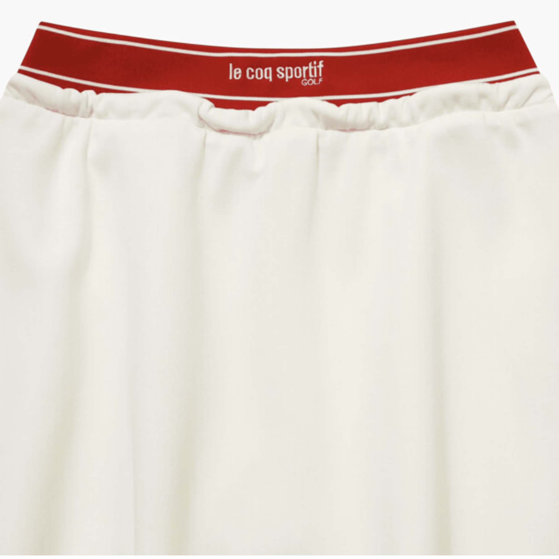 Women's Neoprene Banding Skirt - White - Erthe Golf