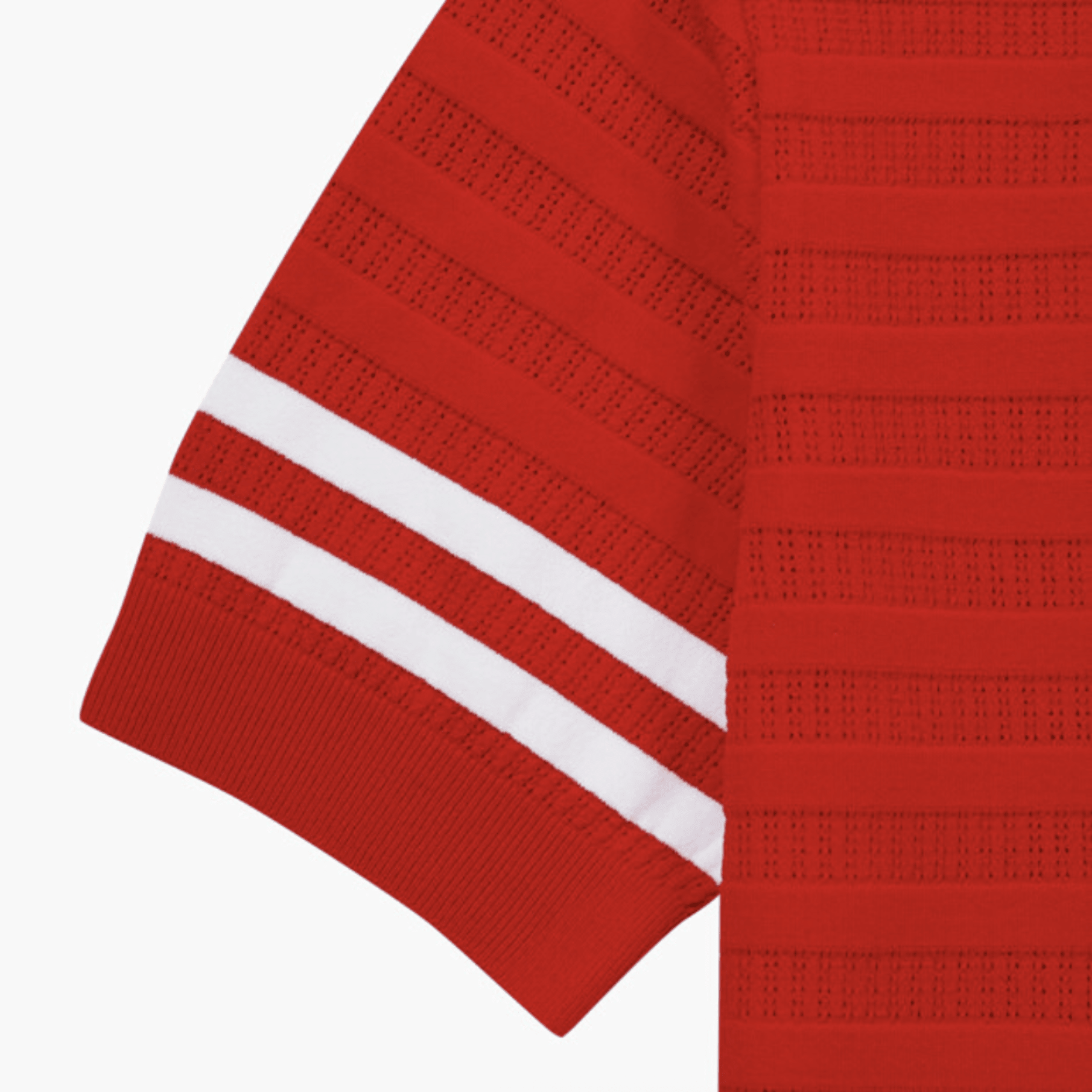 Women's Contrast Collar Polo - Red - Erthe Golf