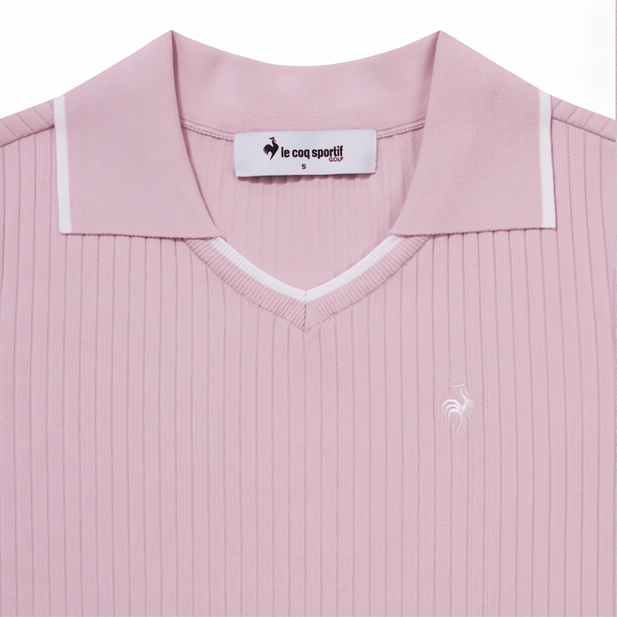 Women's Sleeveless Knit Polo - Pink - Erthe Golf