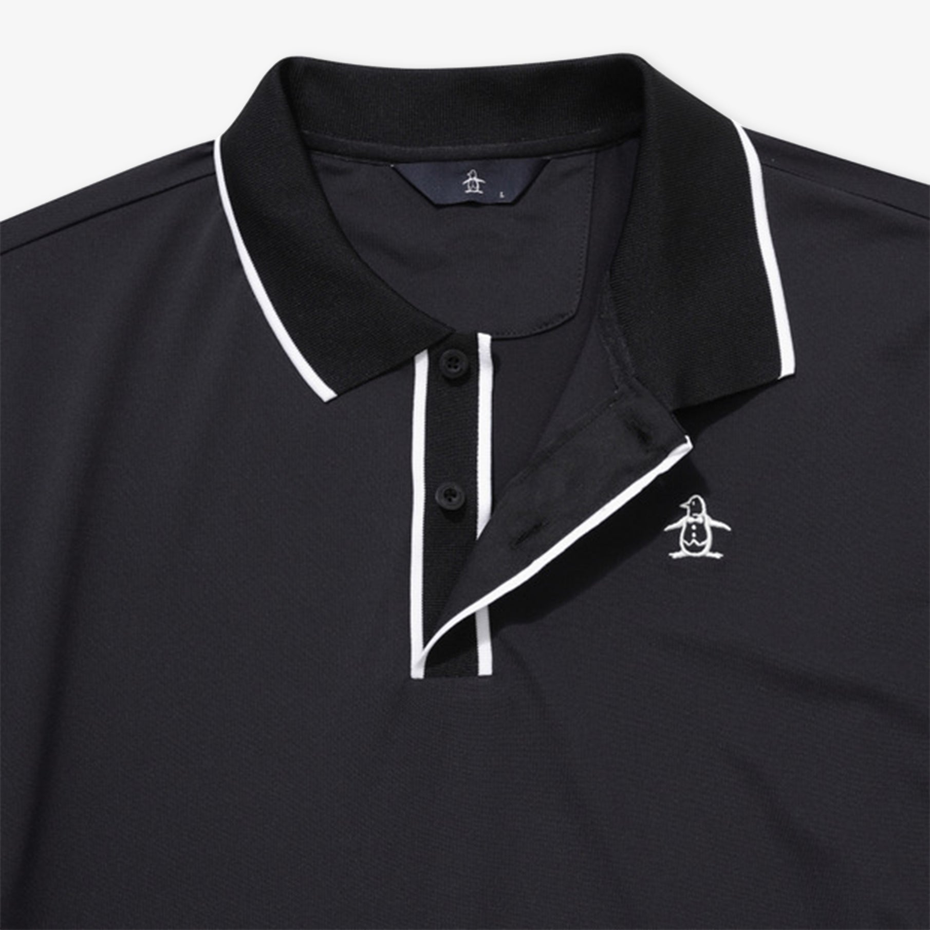 Munsingwear Men&#39;s Stretch Polo - Black - Erthe Golf