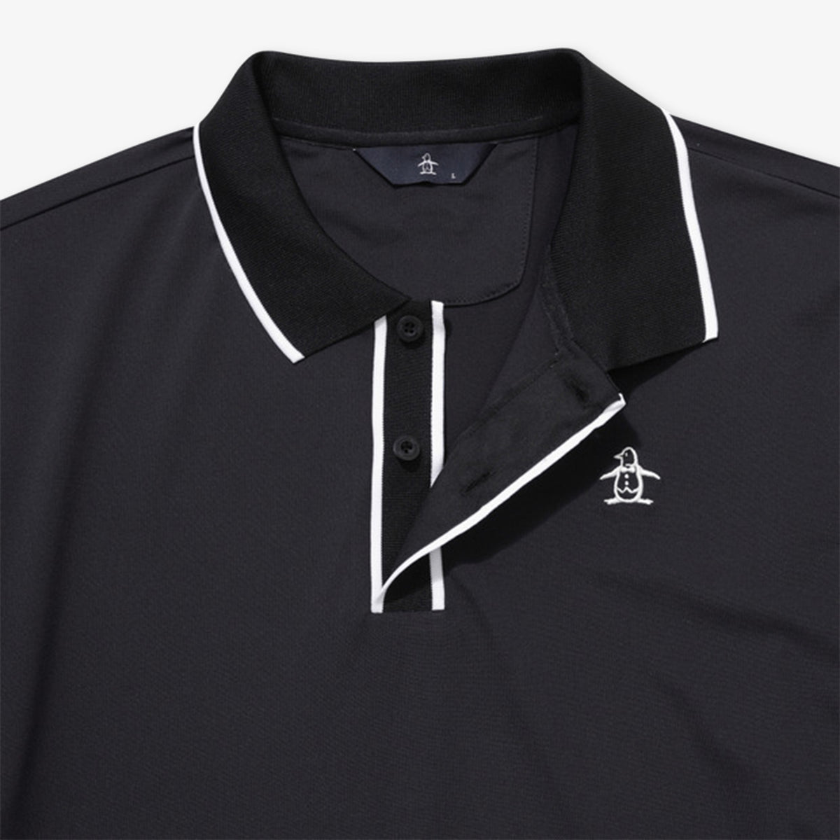 Munsingwear Men's Stretch Polo - Black - Erthe Golf