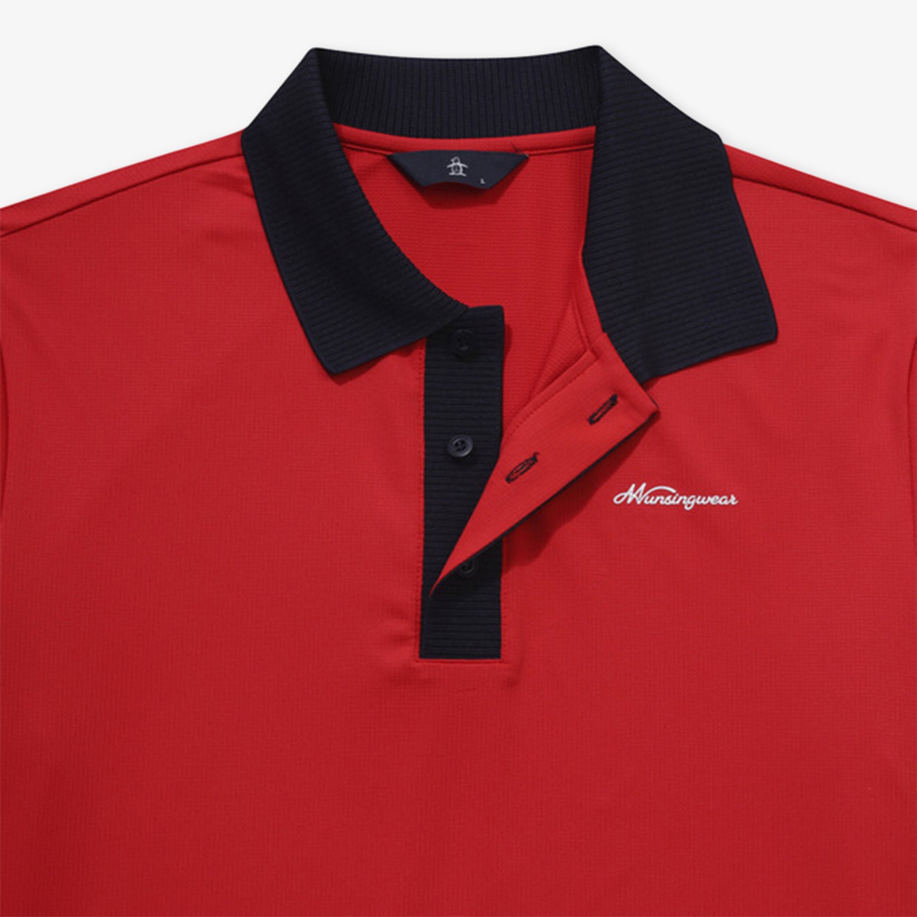 Munsingwear Men's Polo - Red - Erthe Golf