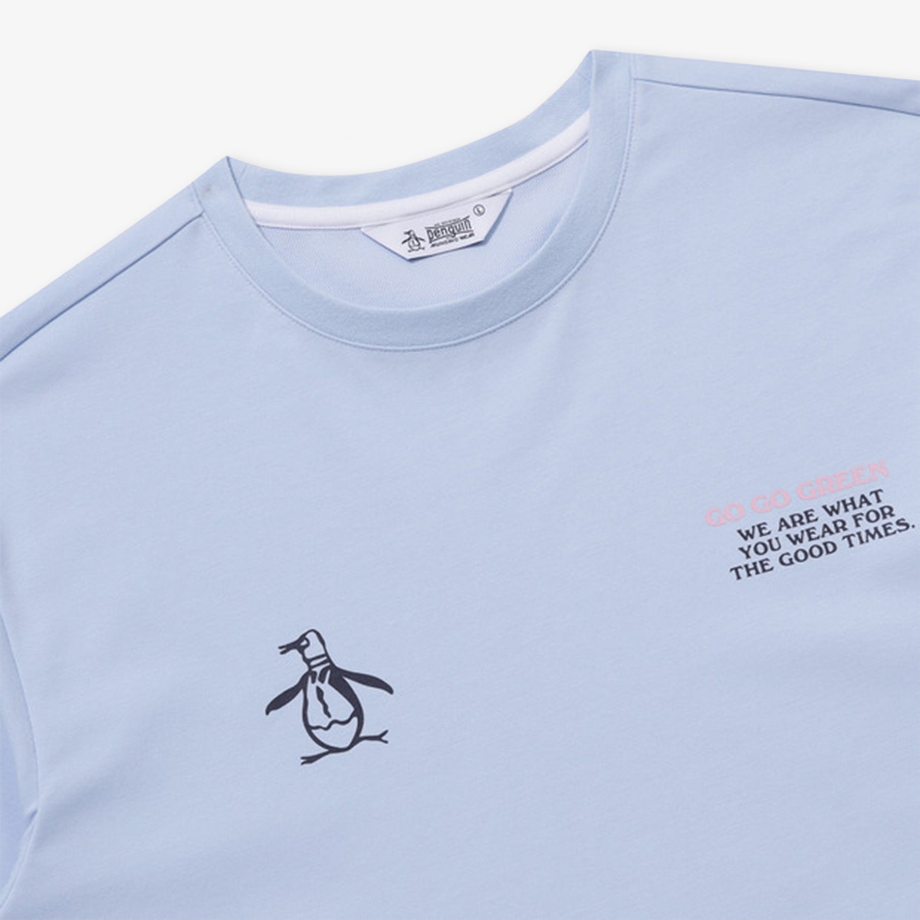 Munsingwear Men's Penguin T-Shirt - Light Blue - Erthe Golf