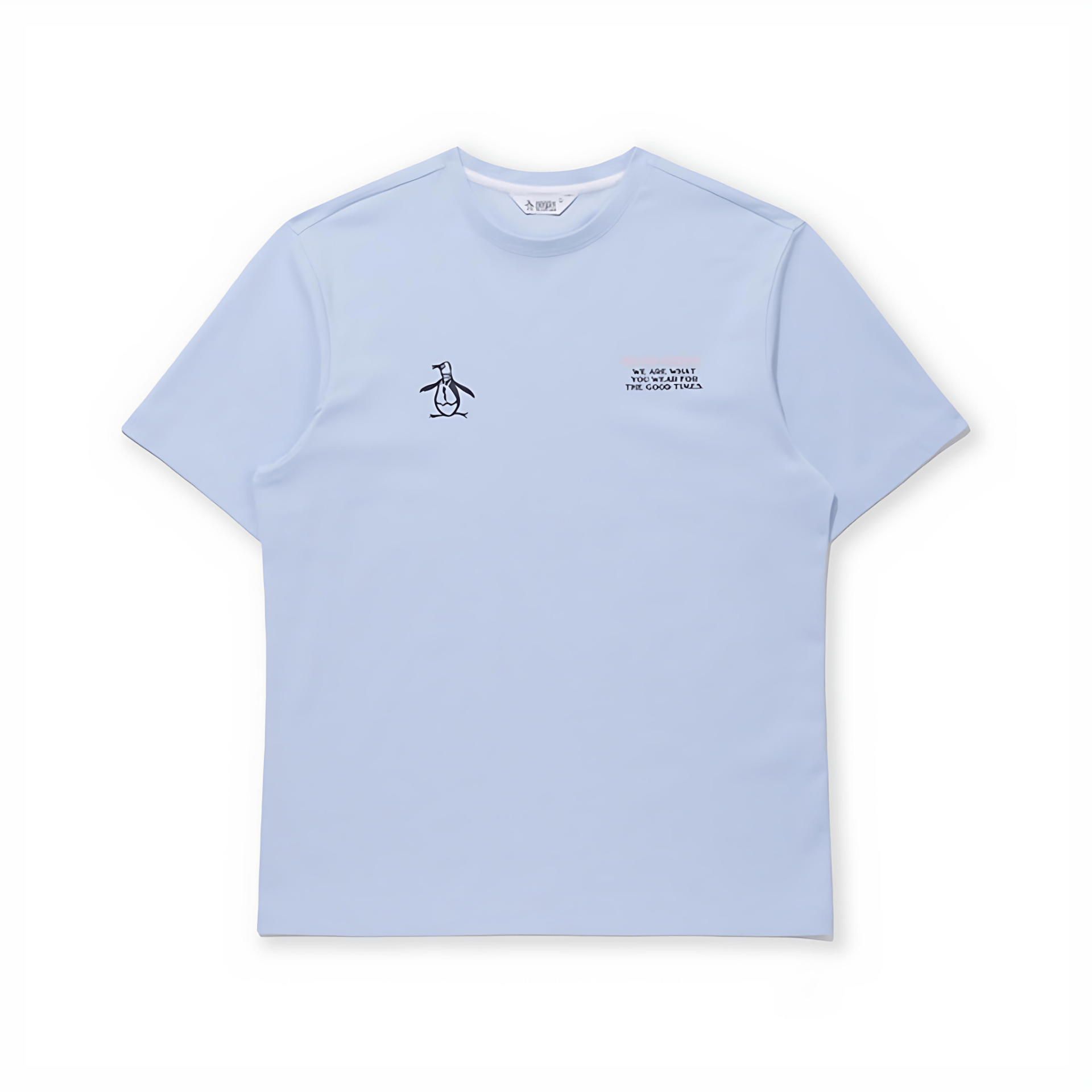 Munsingwear Men's Penguin T-Shirt - Light Blue - Erthe Golf