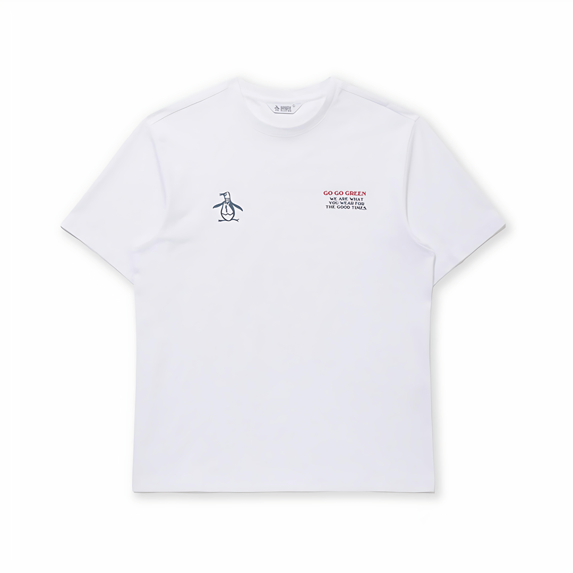 Munsingwear Men's Penguin T-Shirt - White - Erthe Golf
