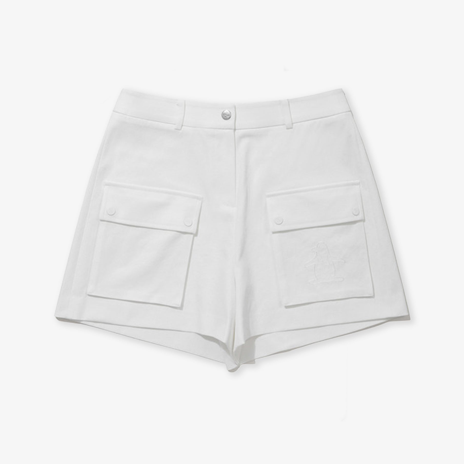 Munsingwear Women's Pocket Shorts - White - Erthe Golf