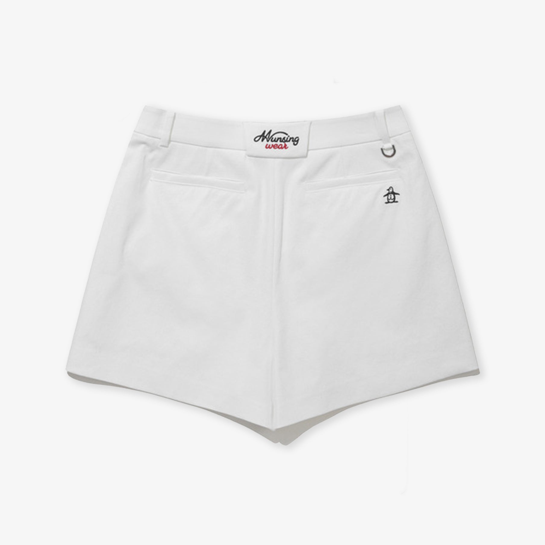 Munsingwear Women's Pocket Shorts - White - Erthe Golf