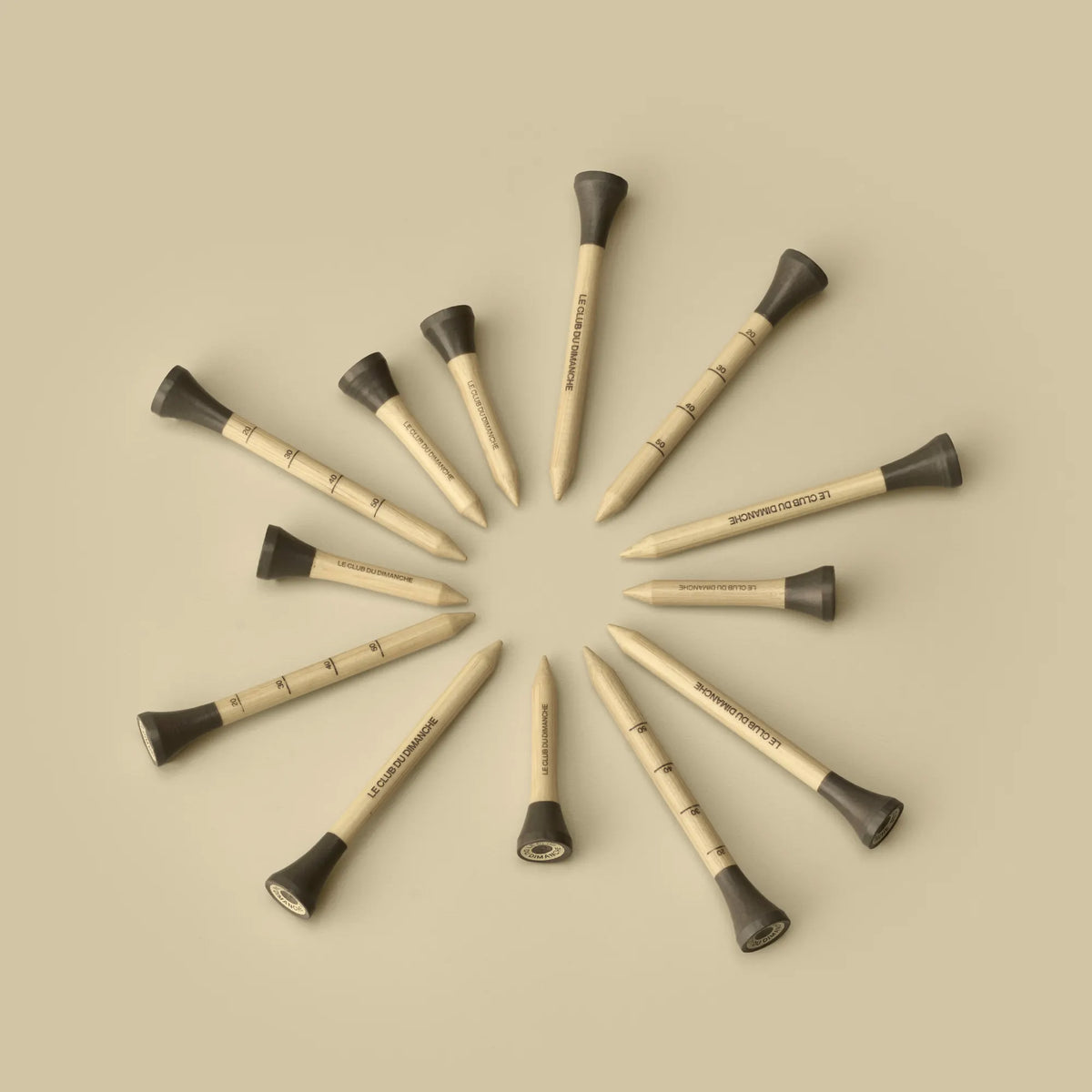 Match Box Golf Tees - Brown
