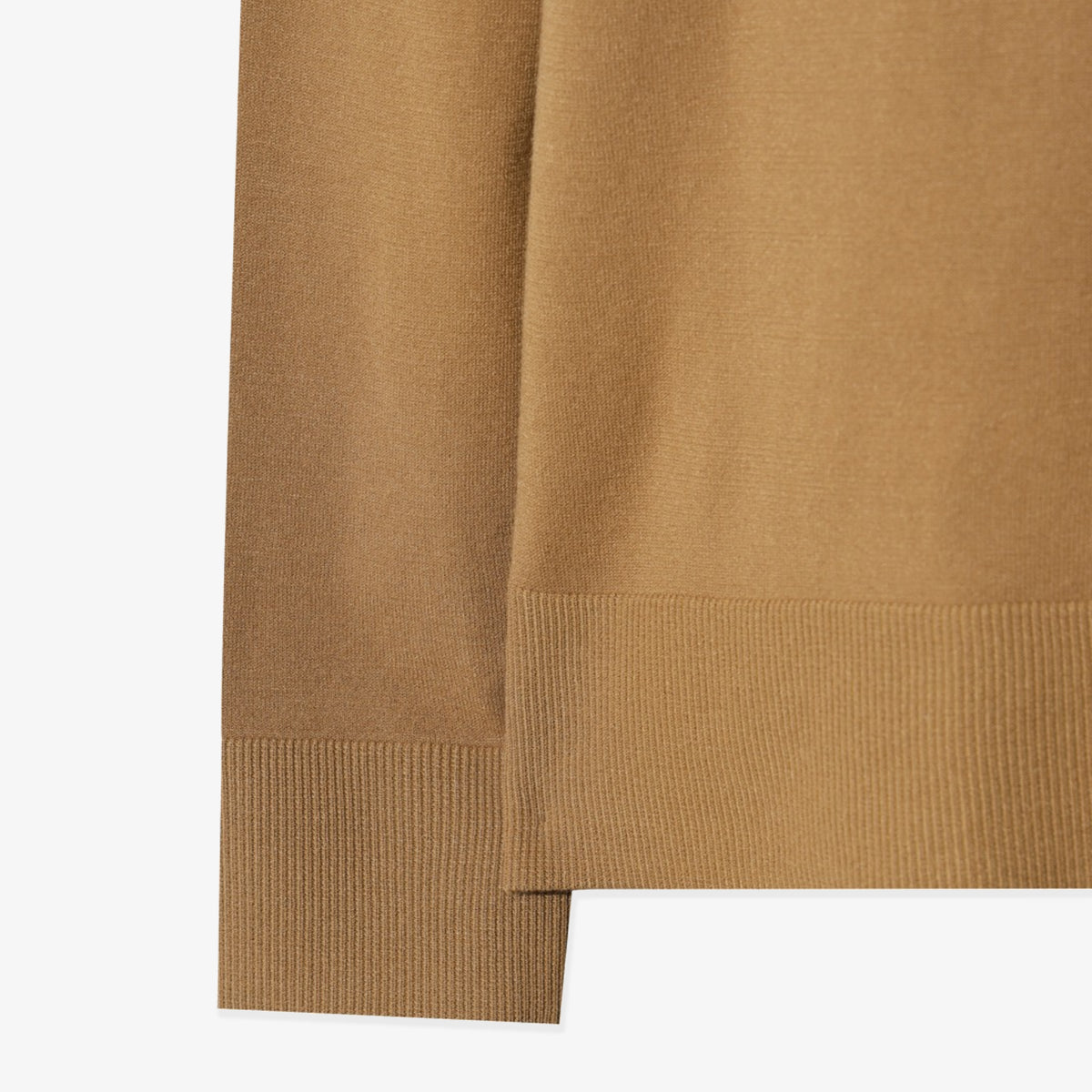 Men's Collared V - Neck Sweater - Beige - Erthe Golf