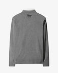 Men's Collared V - Neck Sweater - Gray - Erthe Golf