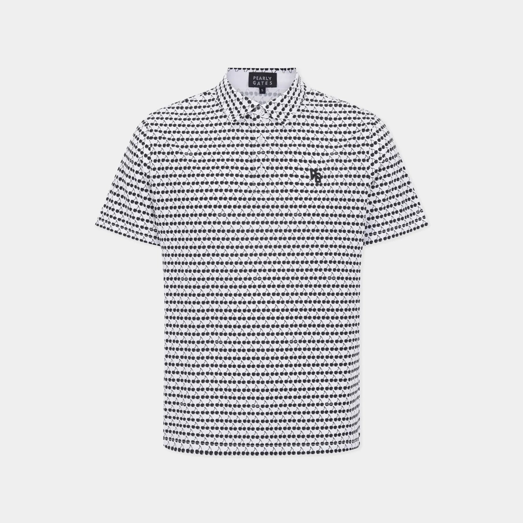 Men's Fruit Print Cooling Tee - Black - Erthe Golf