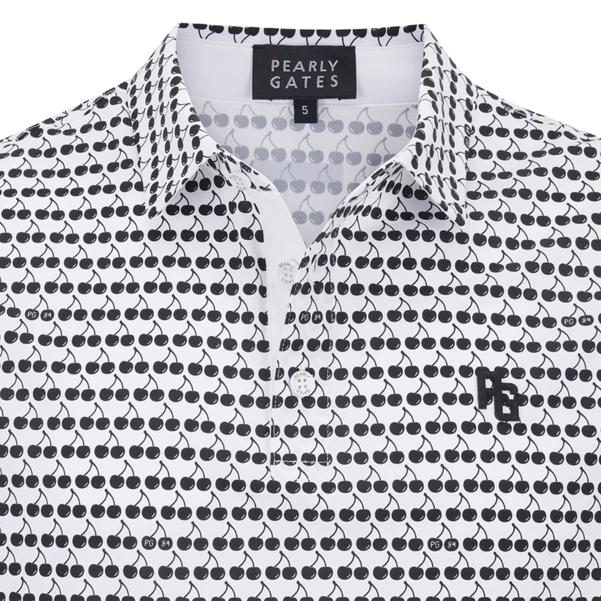 Men's Fruit Print Cooling Tee - Black - Erthe Golf