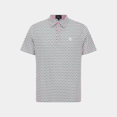 Men's Fruit Print Cooling Tee - Pink - Erthe Golf