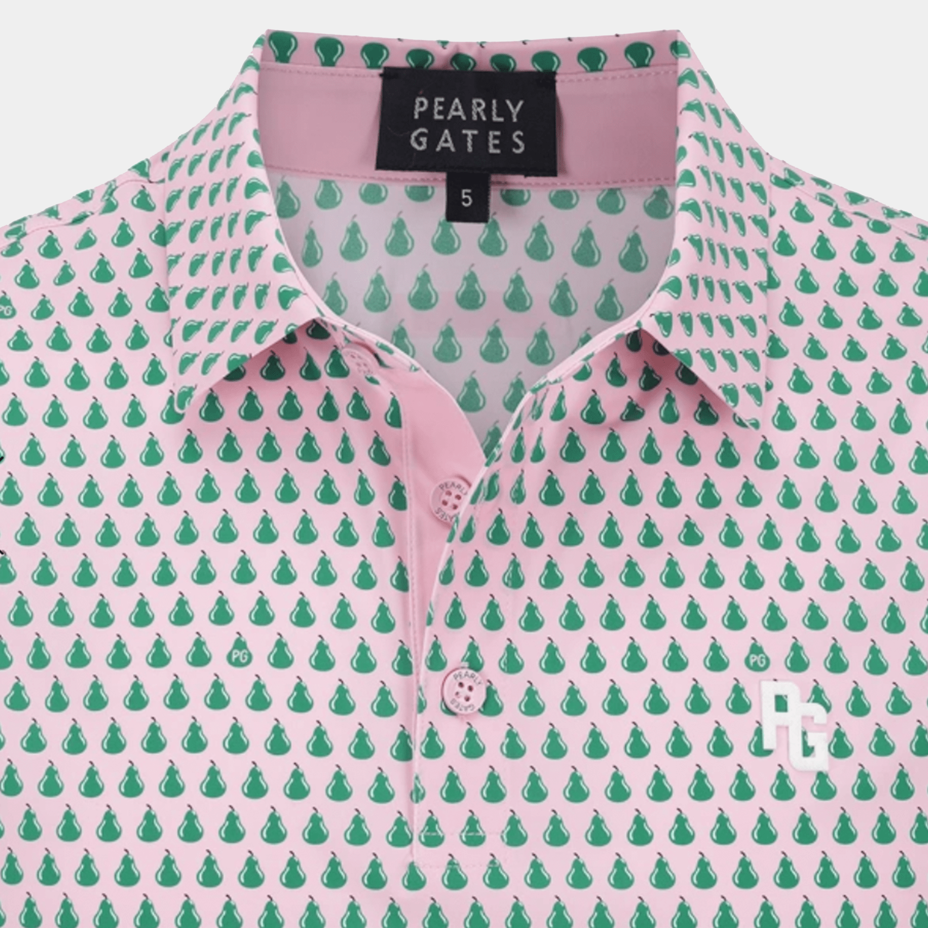 Men's Fruit Print Cooling Tee - Pink - Erthe Golf