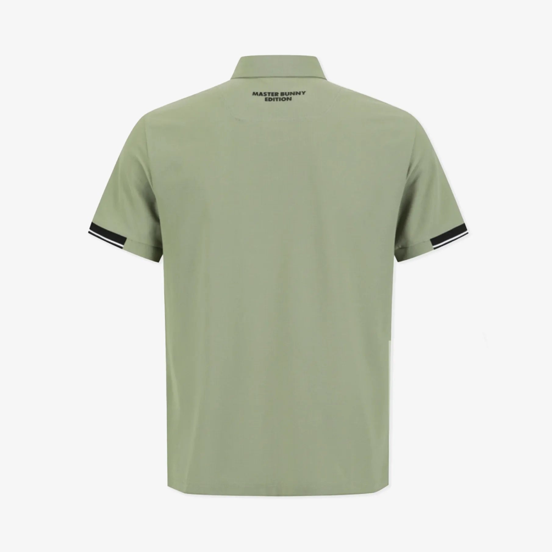Men's Half - Button Badge Polo - Khaki - Erthe Golf