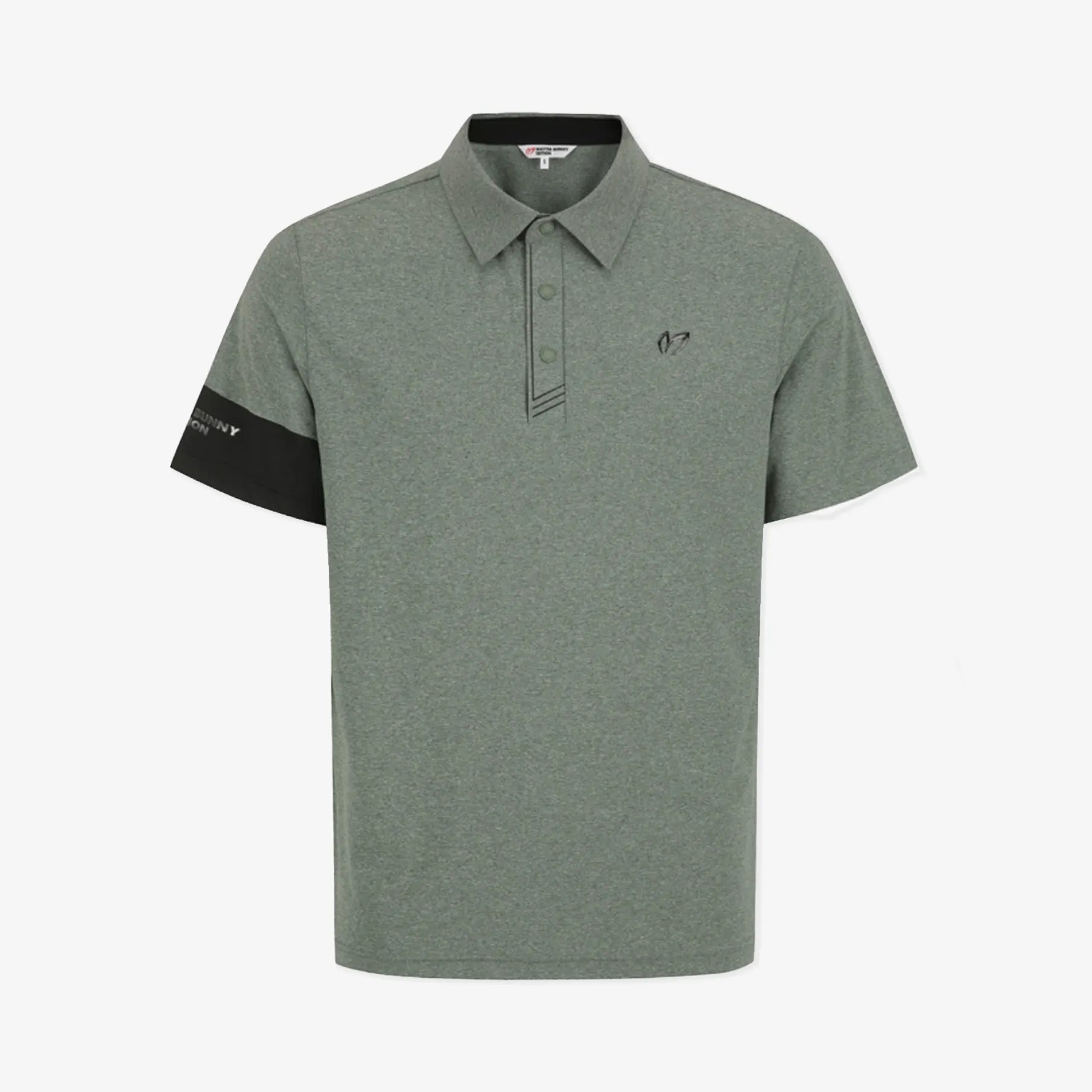 Men's Melange Polo - Khaki - Erthe Golf