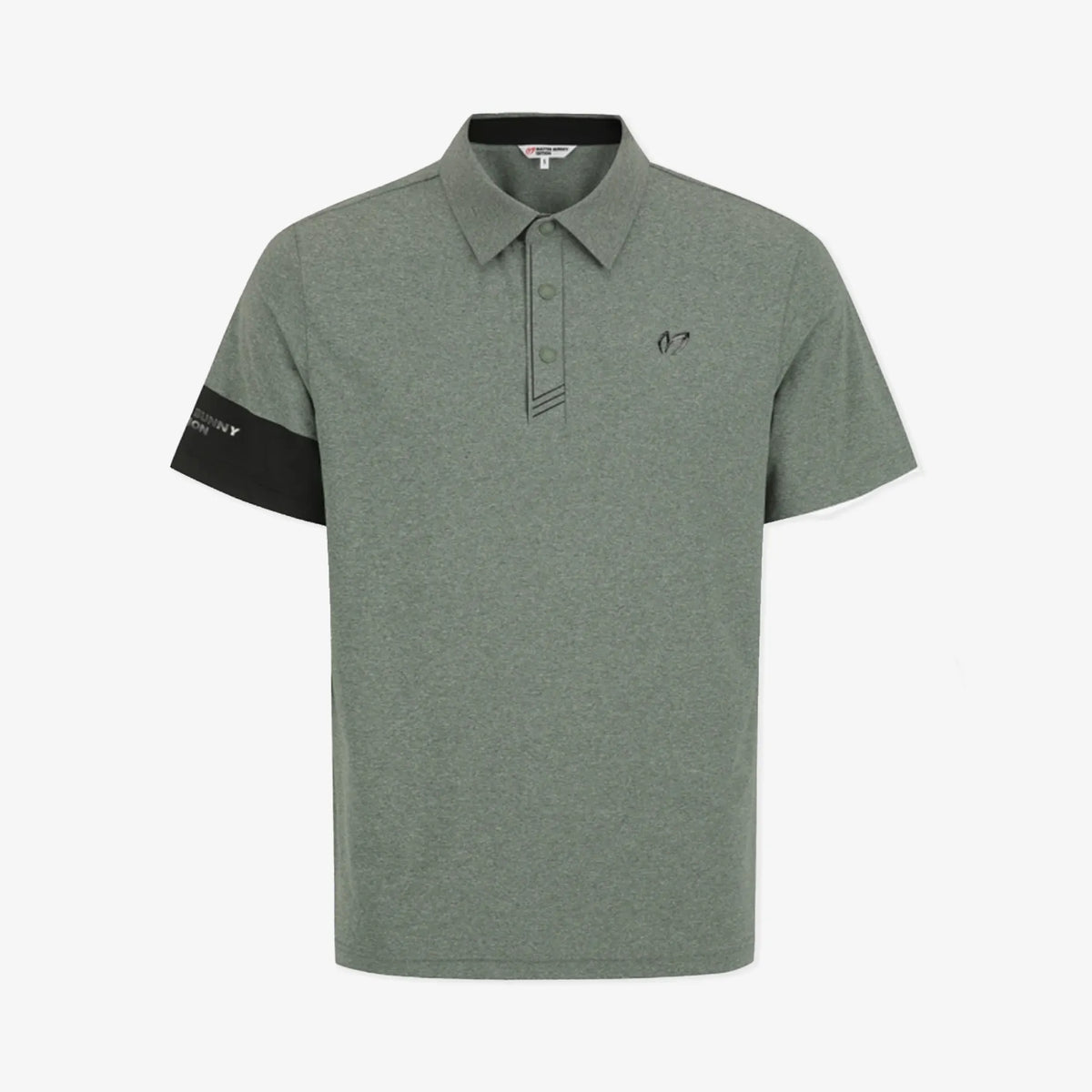 Men's Melange Polo - Khaki - Erthe Golf
