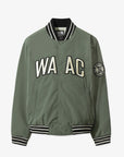 Men's Padded Varsity Jacket - Olive Green - Erthe Golf
