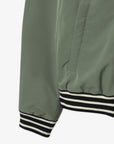 Men's Padded Varsity Jacket - Olive Green - Erthe Golf