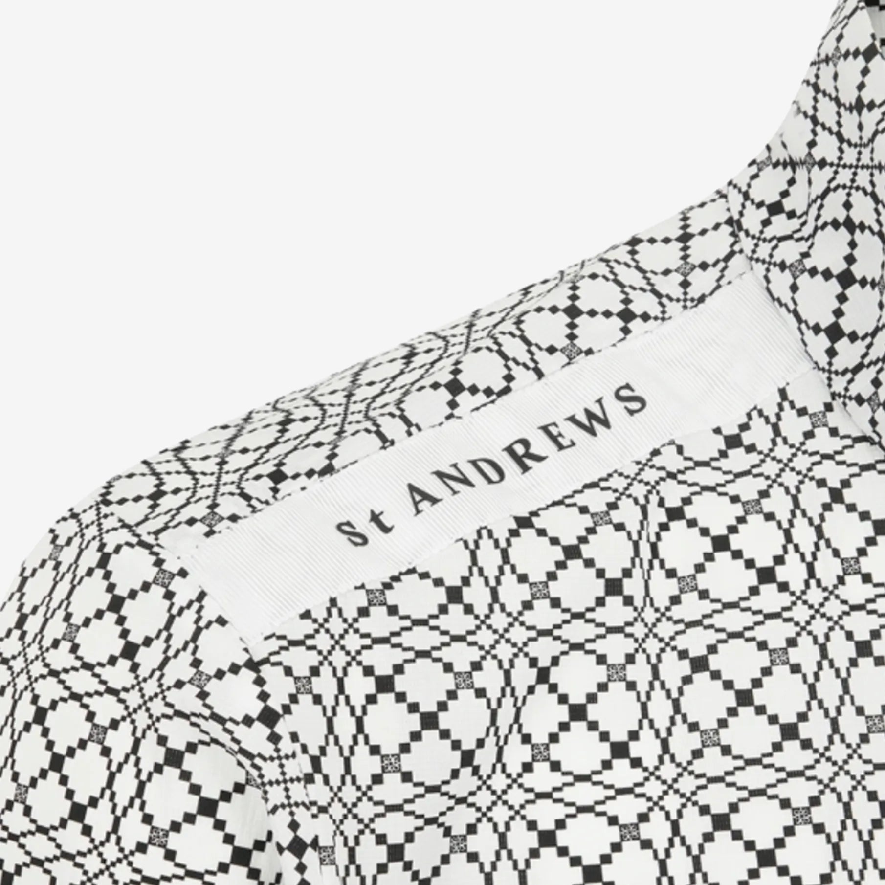 Men's Perforated Zip - Up Jacket - White - Erthe Golf