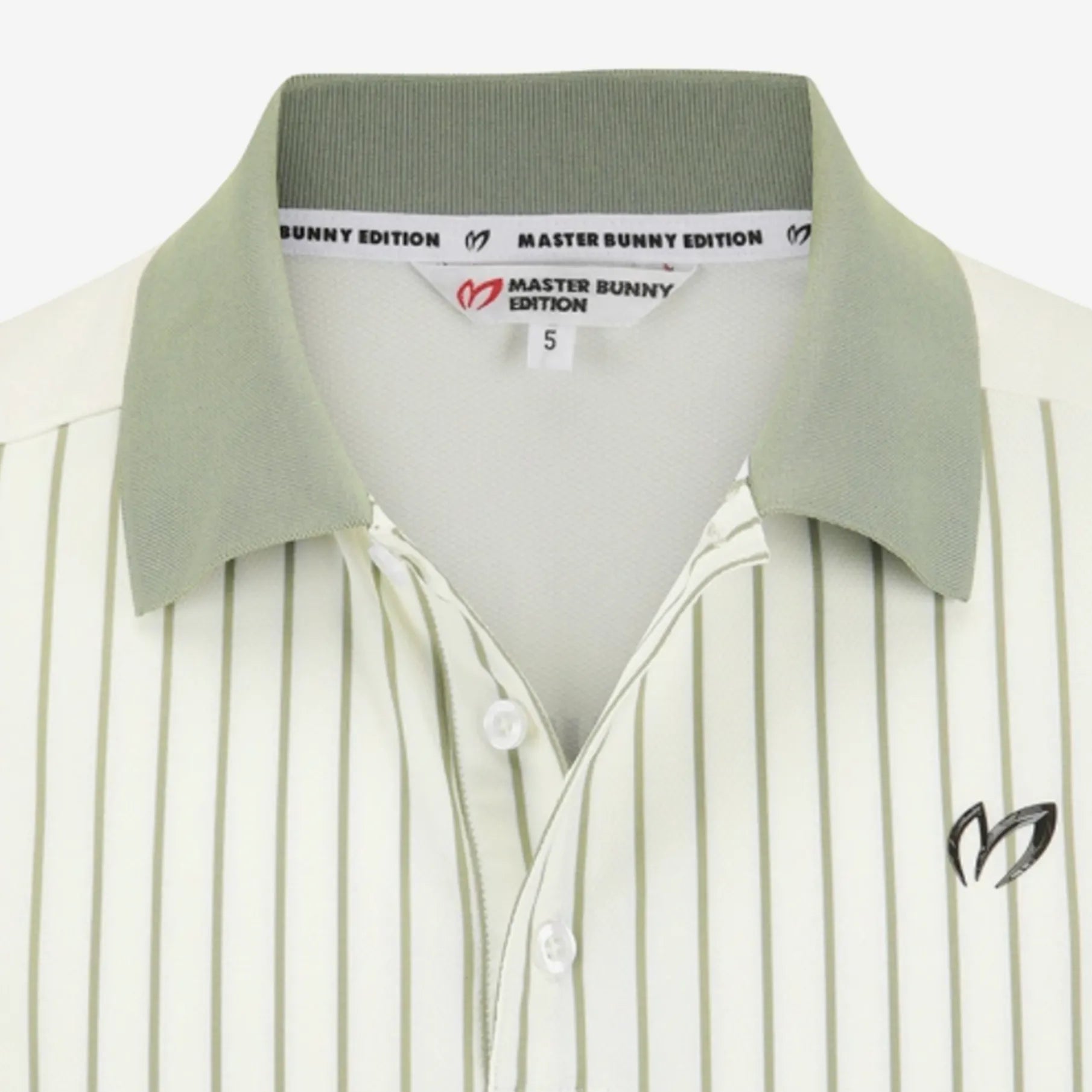 Men's Stripe Polo - Khaki - Erthe Golf