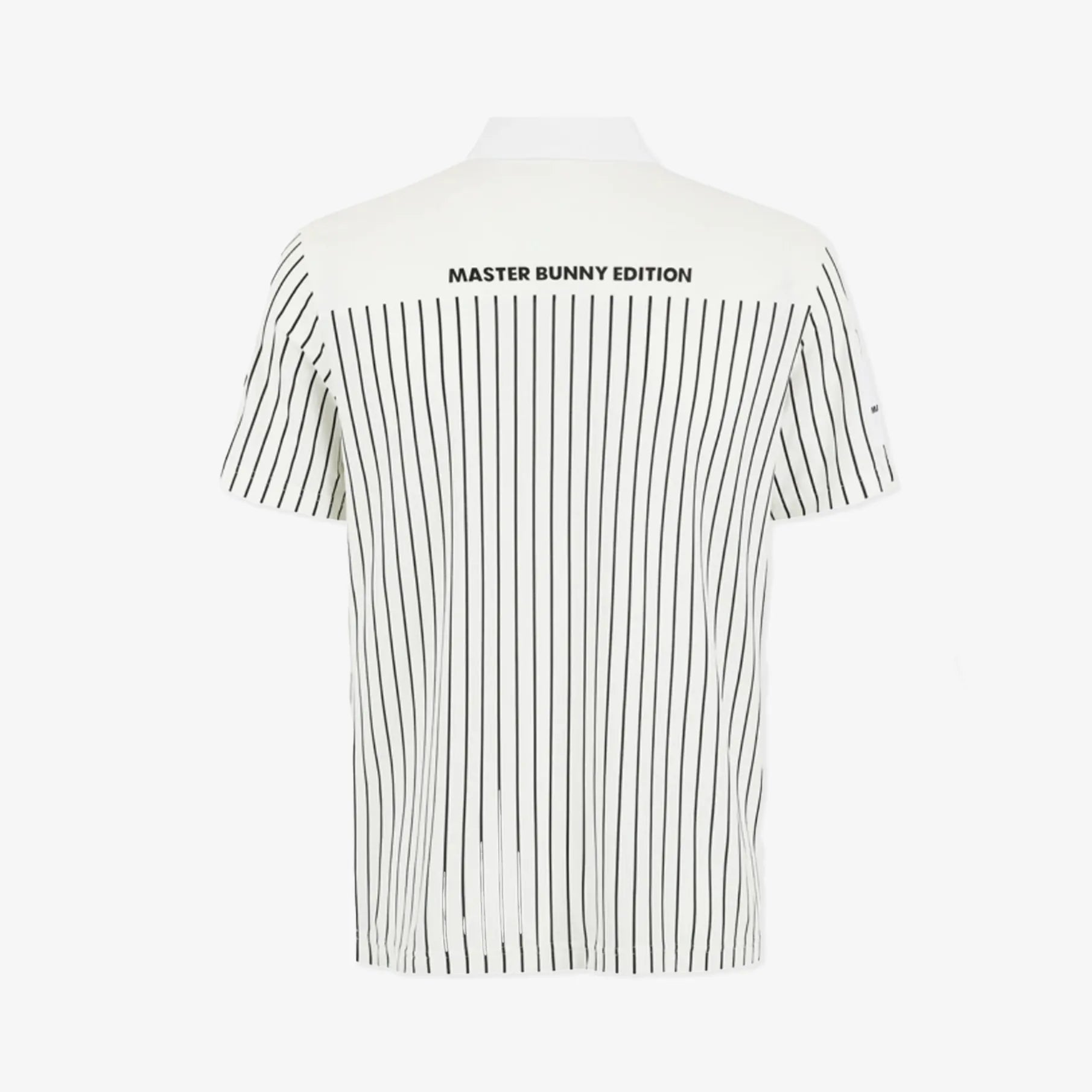 Men's Stripe Polo - White - Erthe Golf