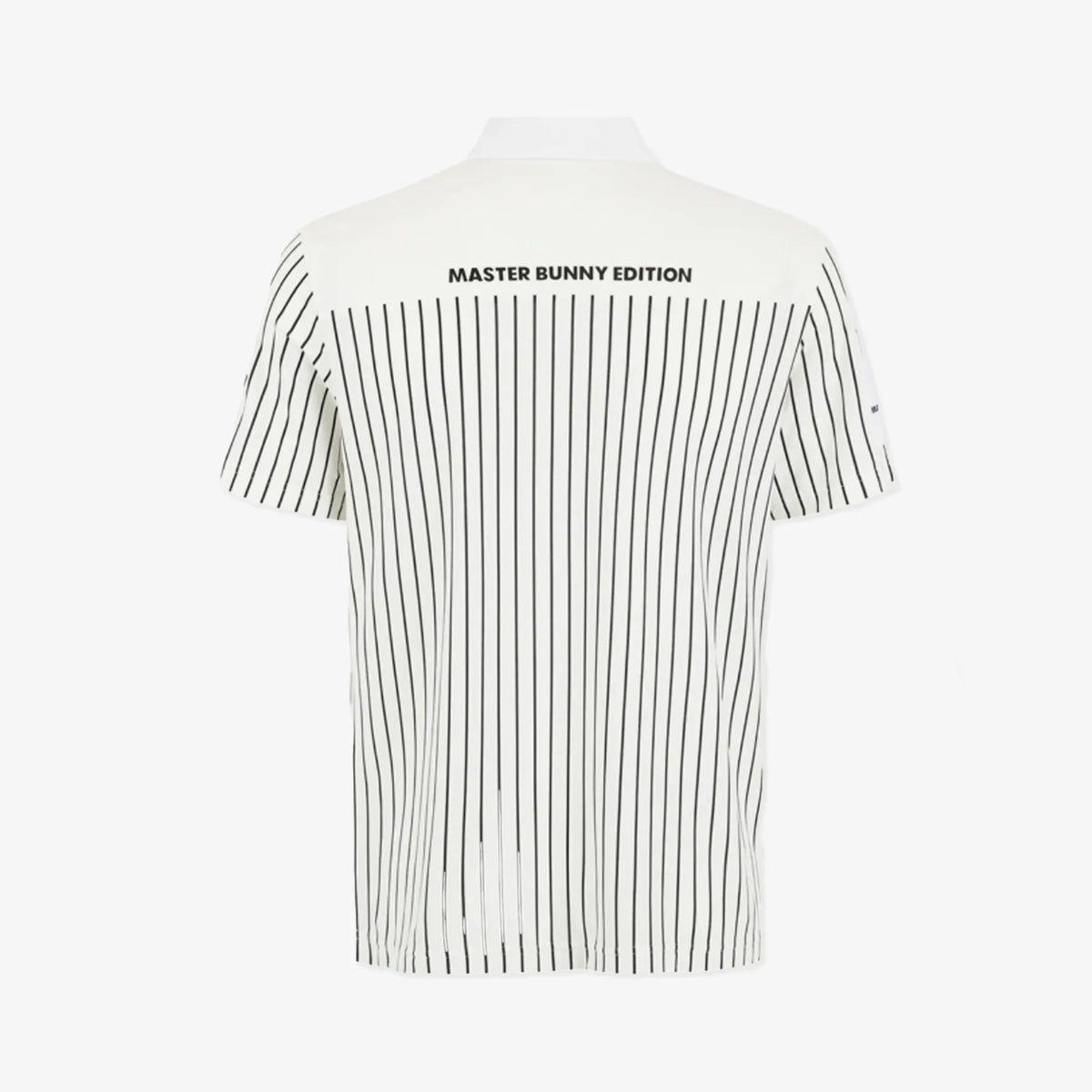Men's Stripe Polo - White - Erthe Golf