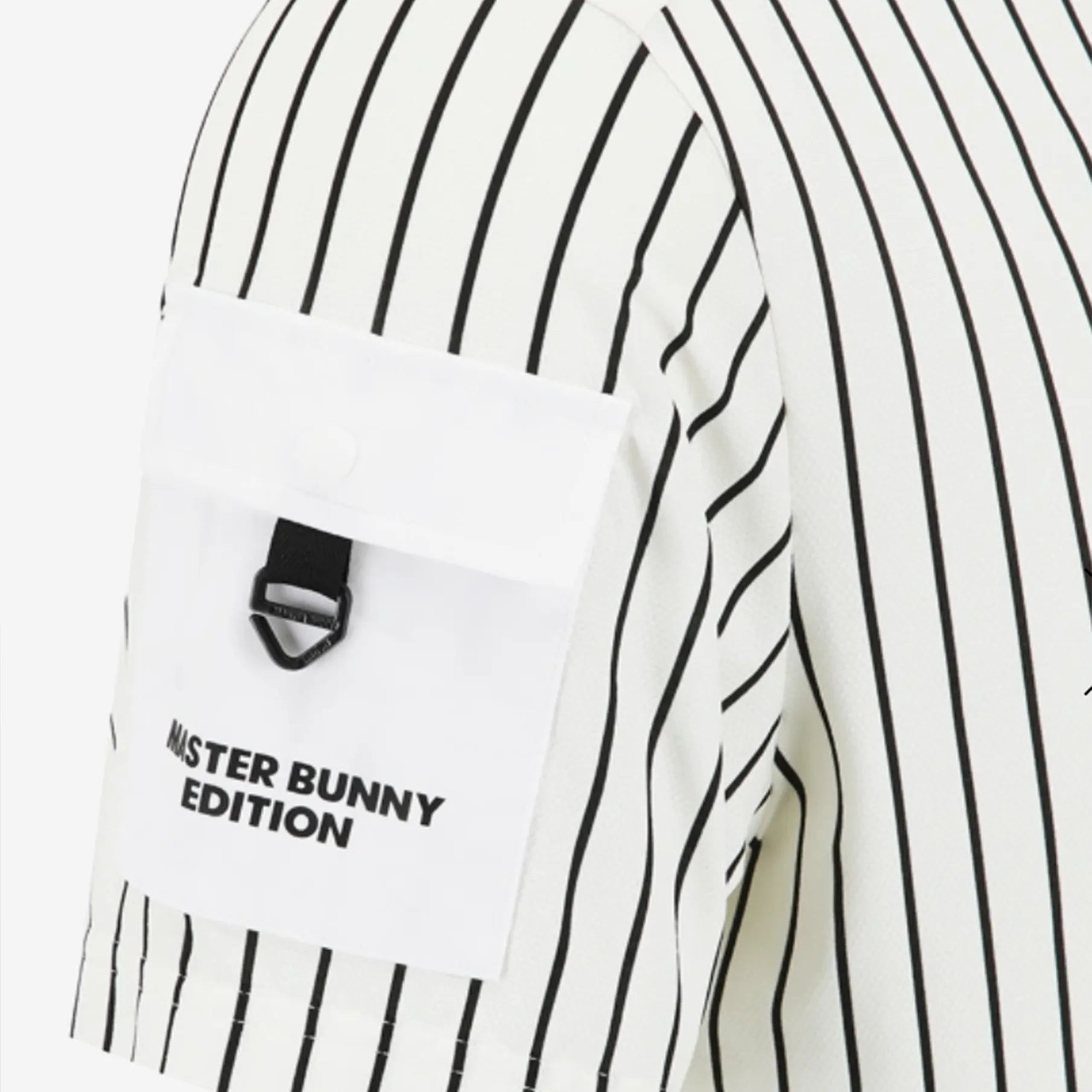 Men's Stripe Polo - White - Erthe Golf