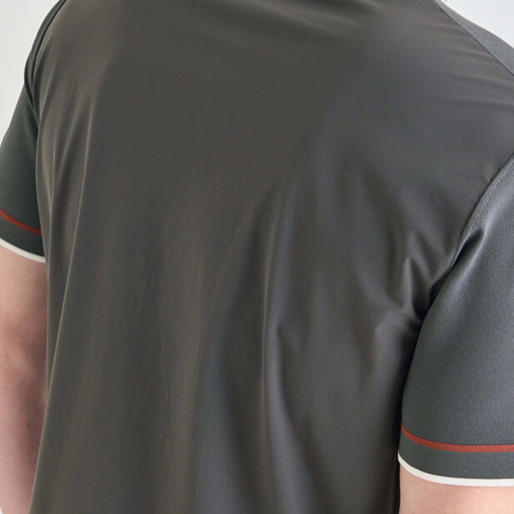 Men's Texture - Block Knit Top - Dark Grey - Erthe Golf