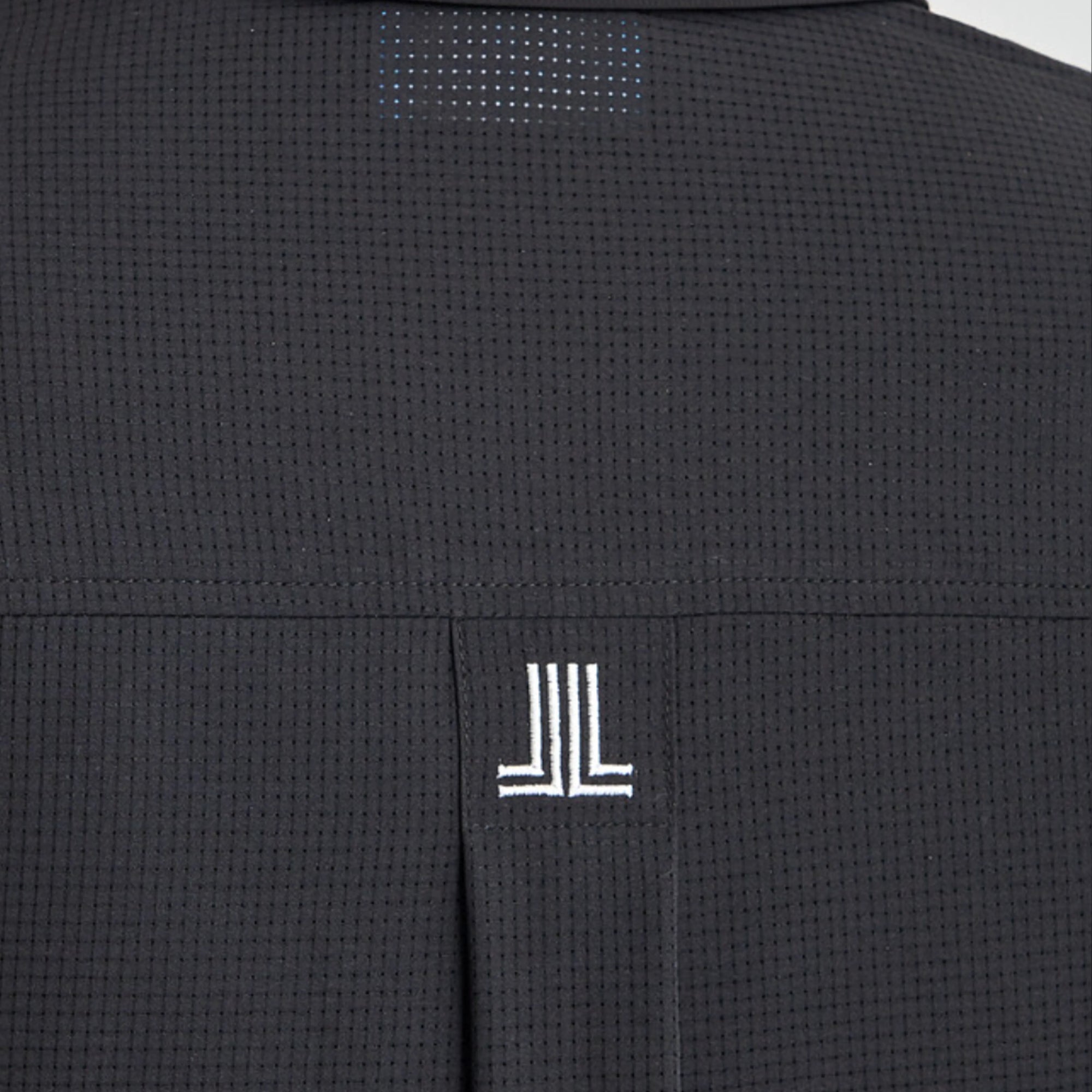 Men's Texture - Block Zip Jacket - Black - Erthe Golf