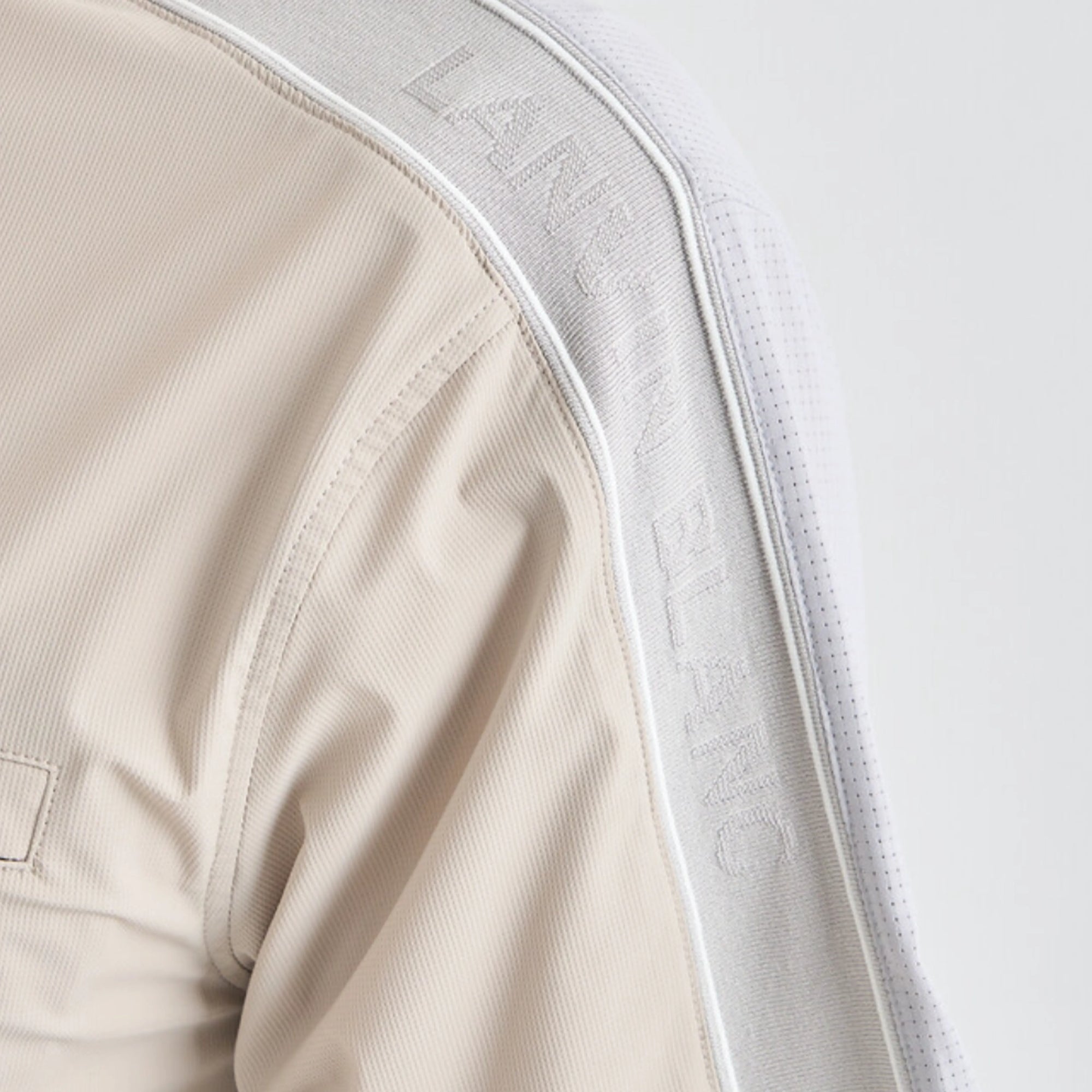 Men's Texture - Block Zip Jacket - Sepia Grey - Erthe Golf