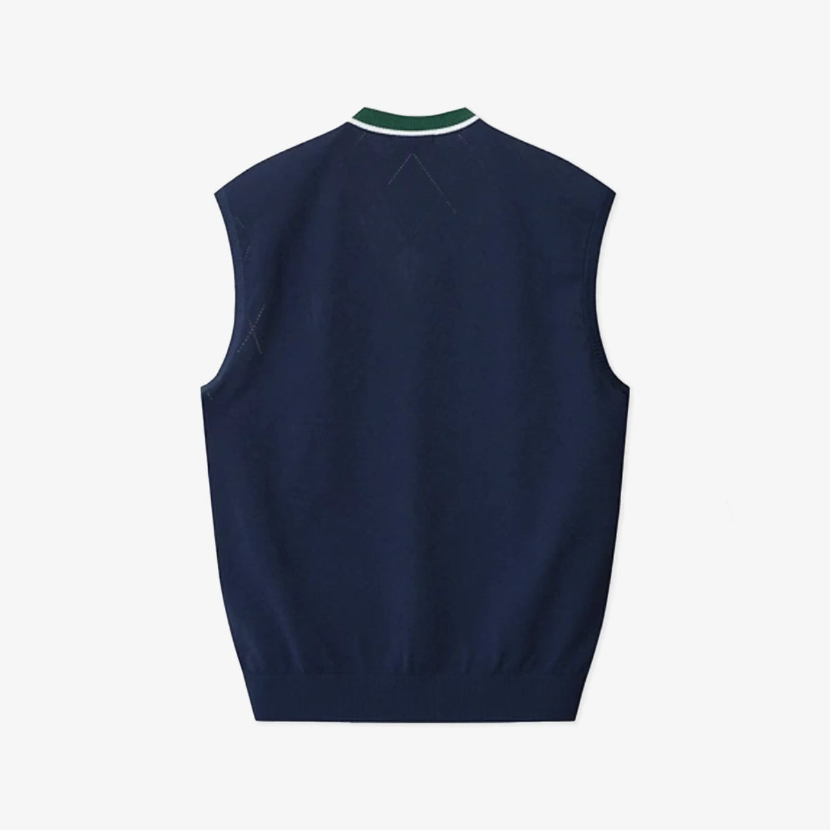 [WAAC x Eric] Men's V - Neck Knit Vest - Navy - Erthe Golf
