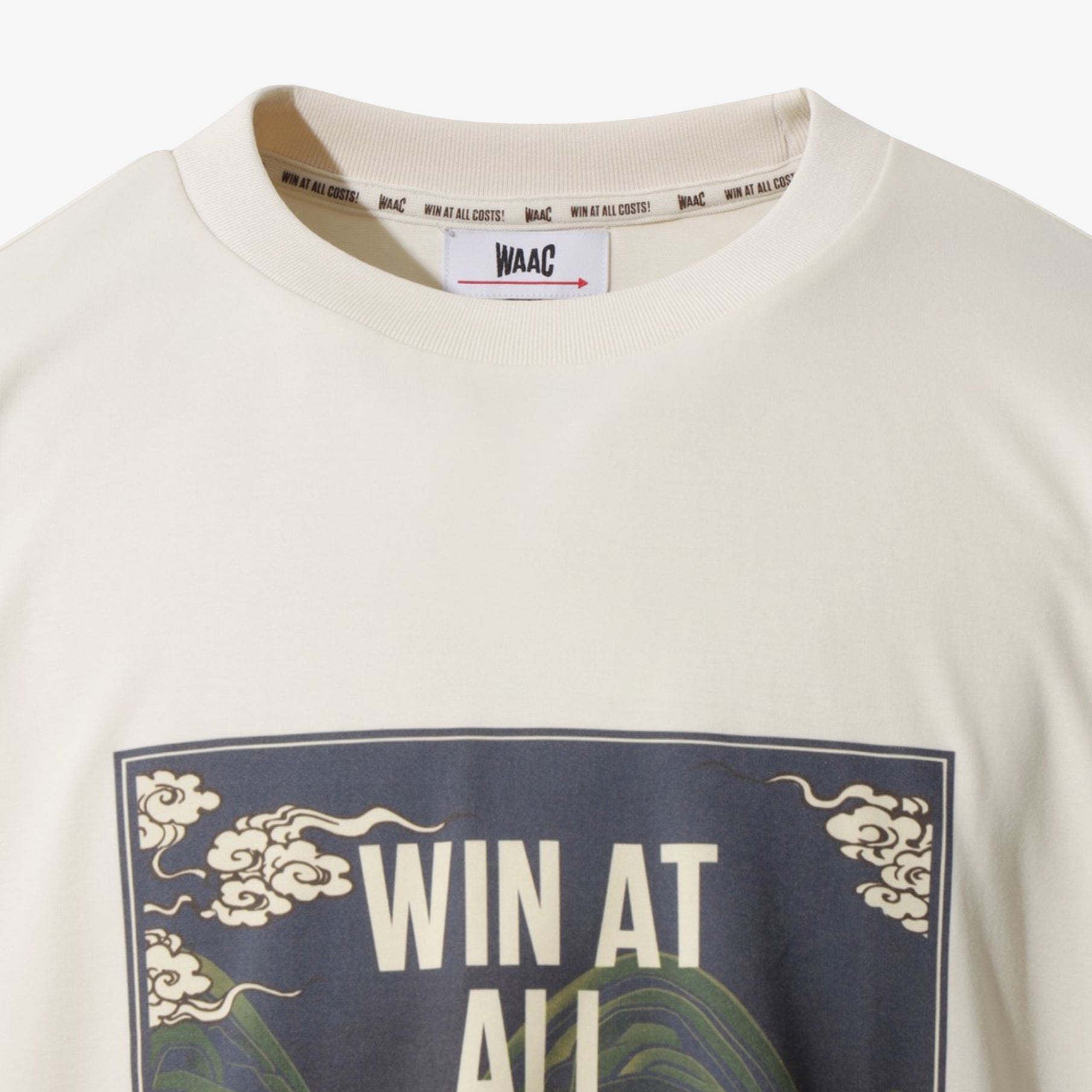 Men's Waacky Crewneck Top - Ivory - Erthe Golf