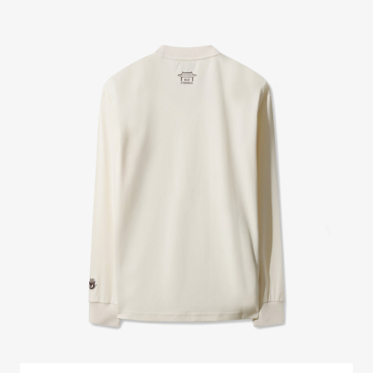 Men's Waacky Crewneck Top - Ivory - Erthe Golf