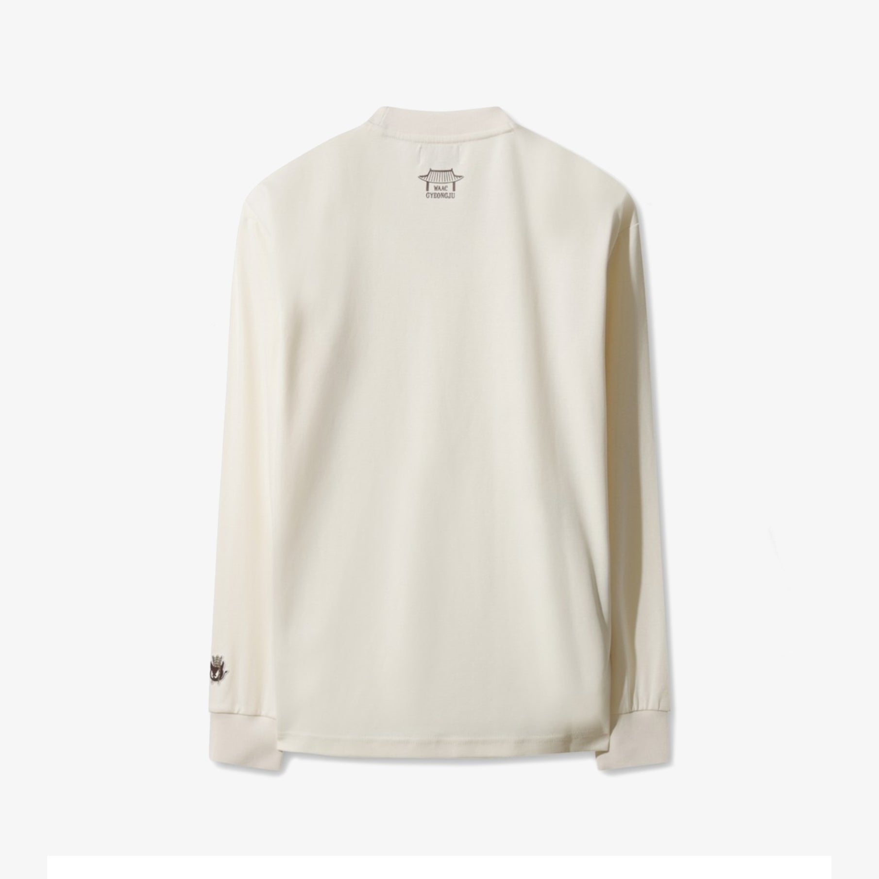 Men&#39;s Waacky Crewneck Top - Ivory - Erthe Golf