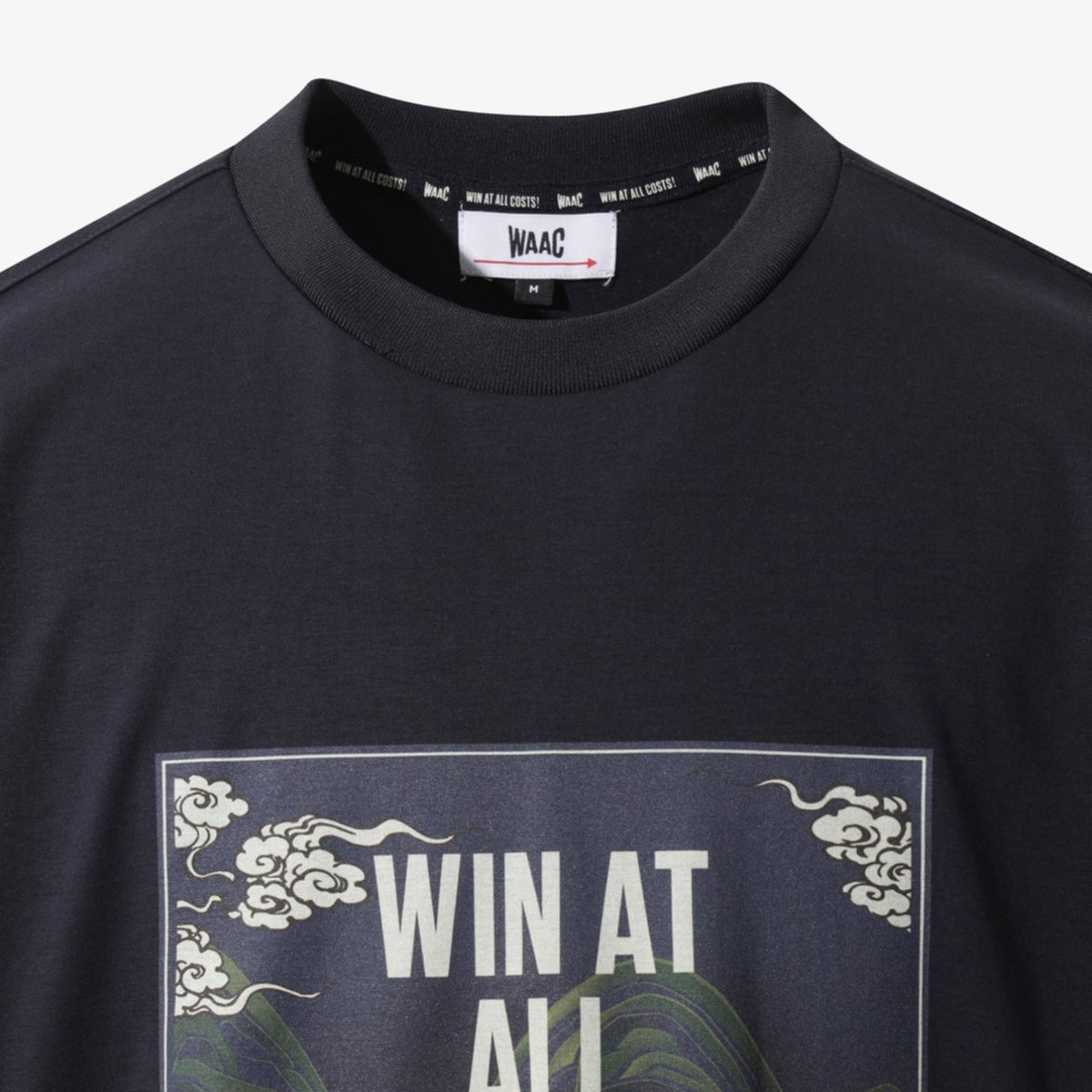 Men's Waacky Crewneck Top - Navy - Erthe Golf