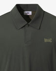 Men's Woven Hybrid Polo - Khaki - Erthe Golf